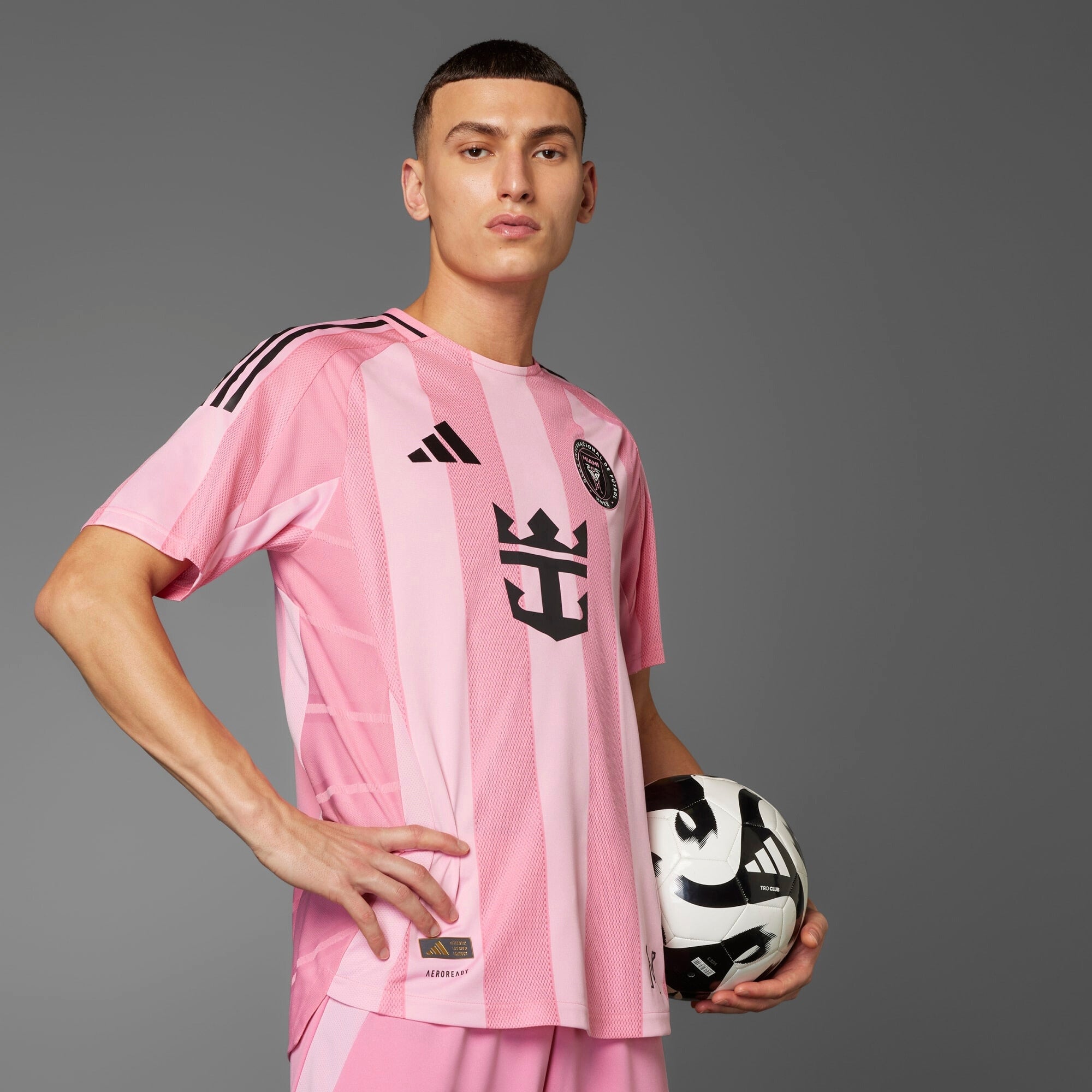 adidas Inter Miami CF 2025/26 Match Home Men's AEROREADY Soccer Authentic Jersey - Easy Pink