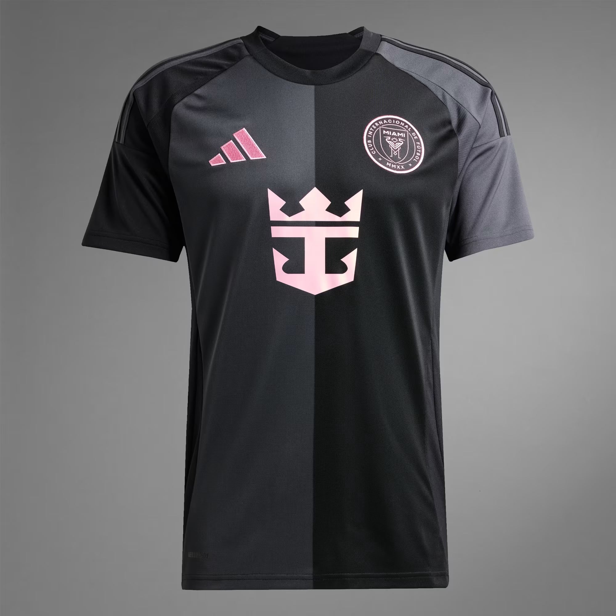 adidas Inter Miami CF 2025/26 Stadium Away Men's AEROREADY Soccer Replica Jersey - Black