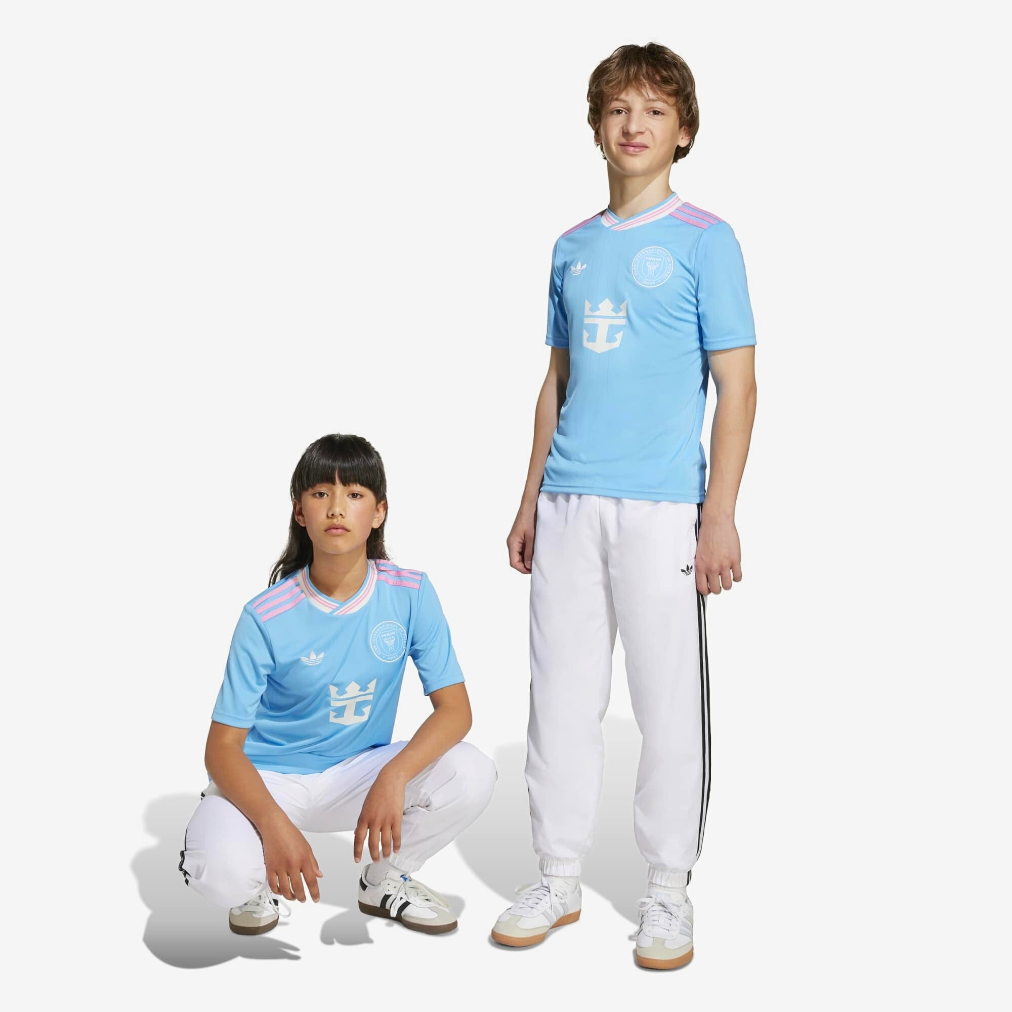 adidas Inter Miami CF 2025/26 Third Big Kids' Soccer Jersey - Semi Blue Burst