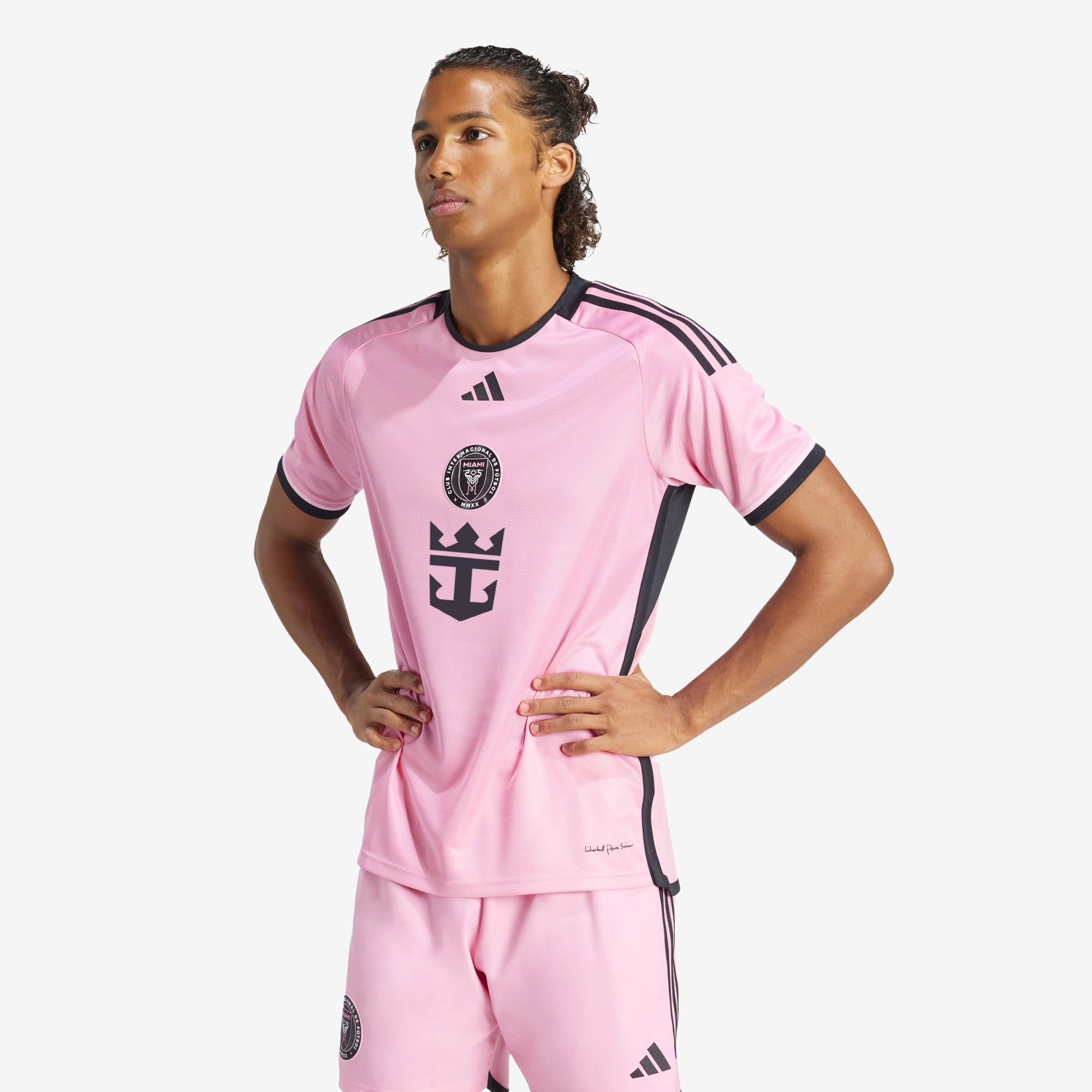 adidas Inter Miami CF 2024/25 Match Home Men's AEROREADY Soccer Authentic Jersey - Easy Pink