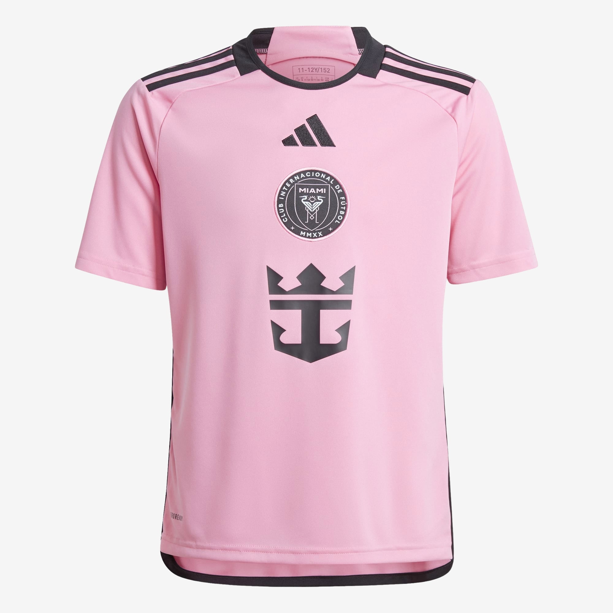 adidas Inter Miami CF 2024/25 Messi Stadium Home Big Kids' AEROREADY Soccer Replica Jersey - Easy Pink