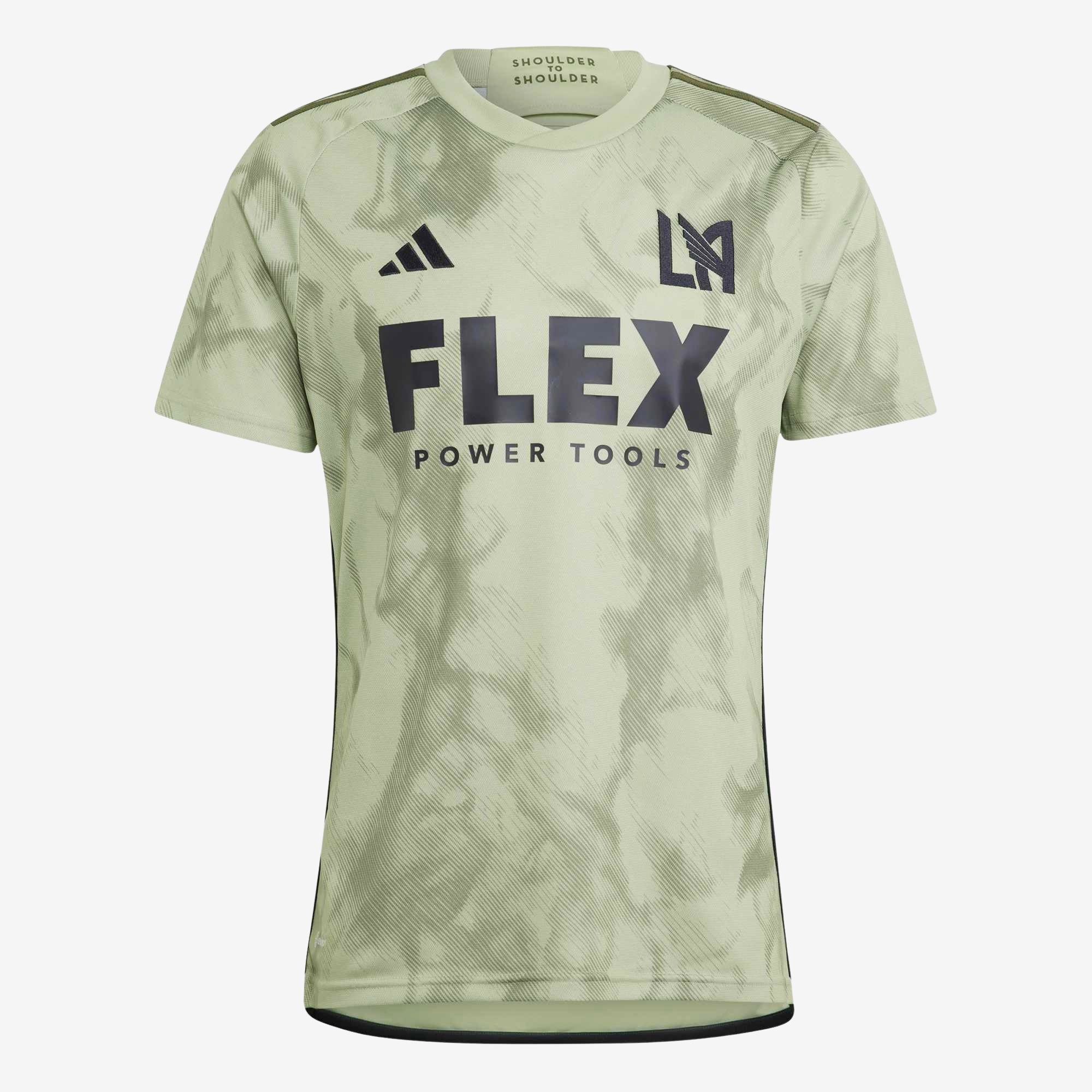 adidas LAFC 2023/24 Stadium Away Men's Soccer Jersey - Magic Lime / Tent Green