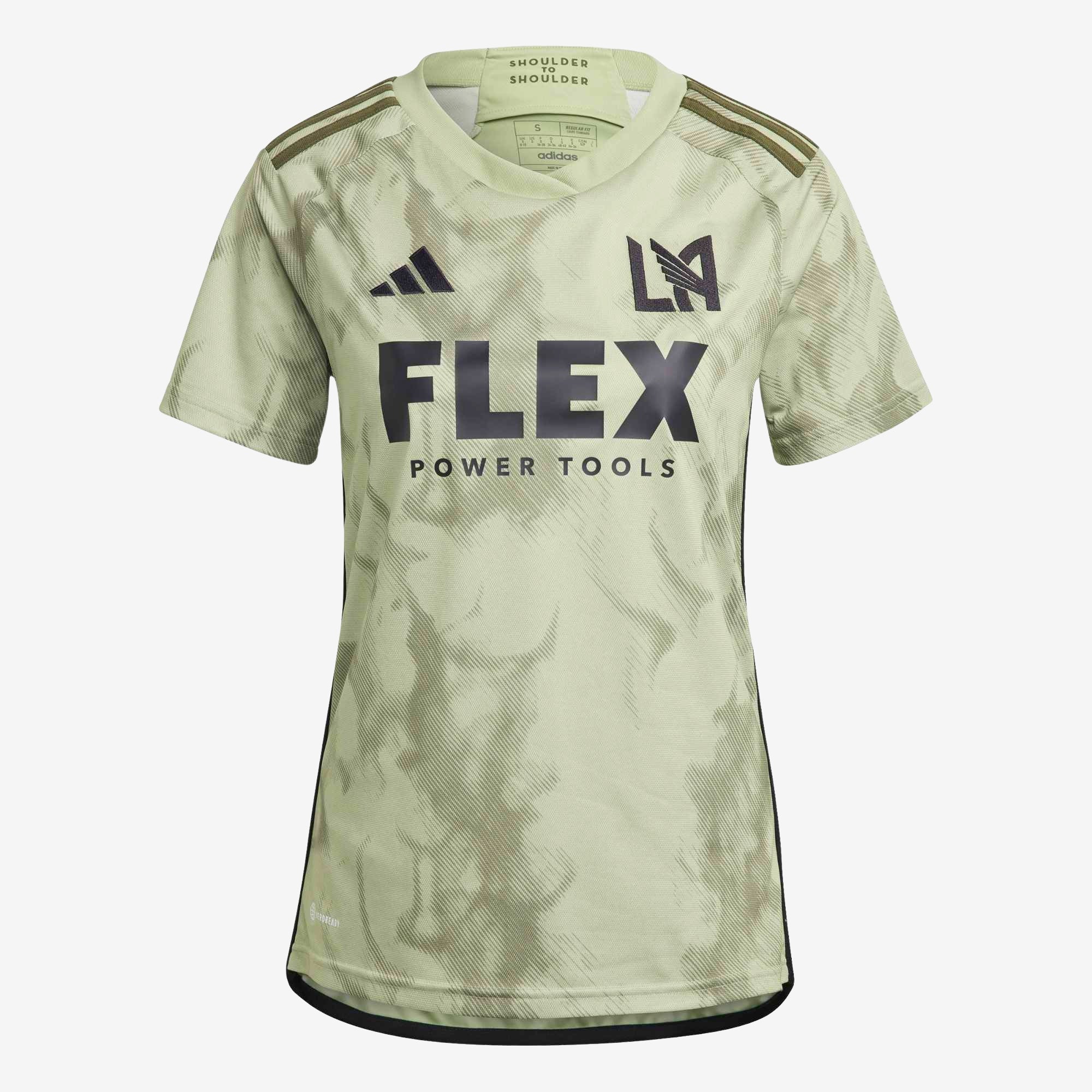 adidas LAFC 2023/24 Stadium Away Women's Soccer Jersey - Magic Lime / Tent Green