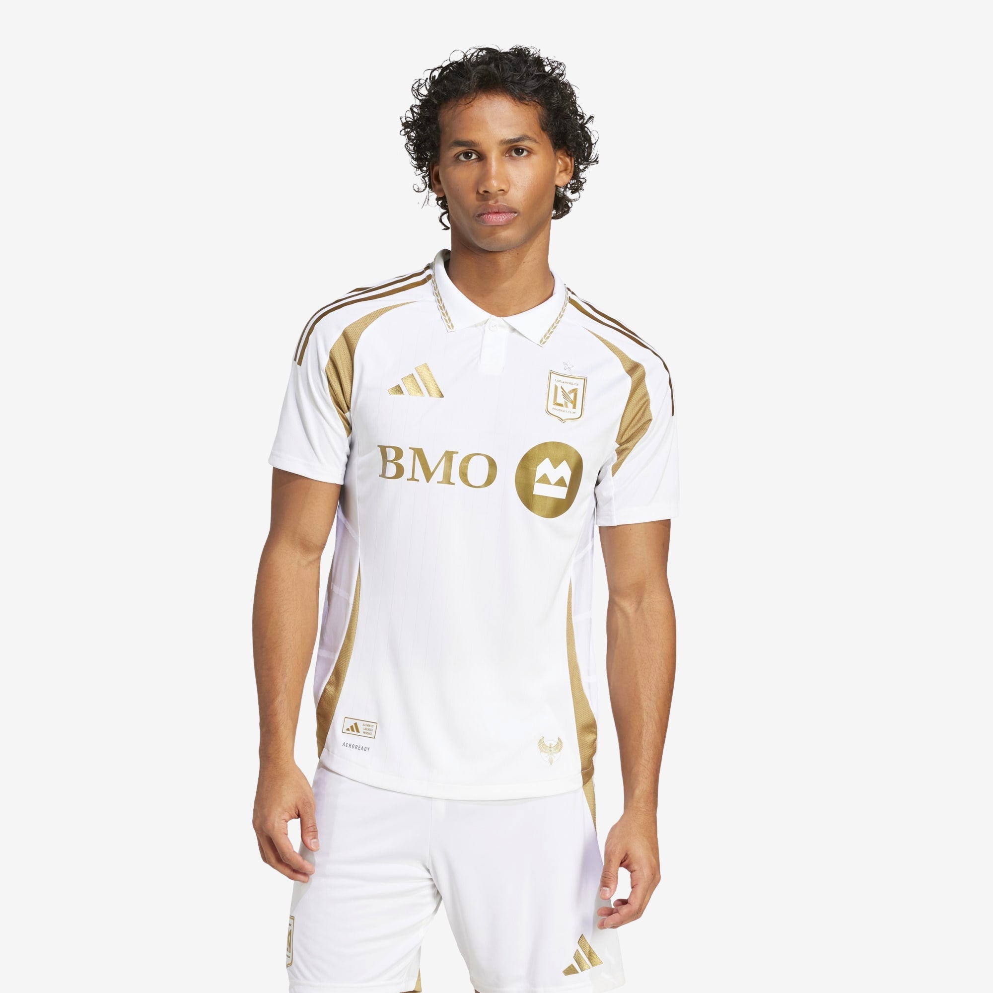 adidas LAFC 2025/26 Match Away Men's AEROREADY Soccer Authentic Jersey - White