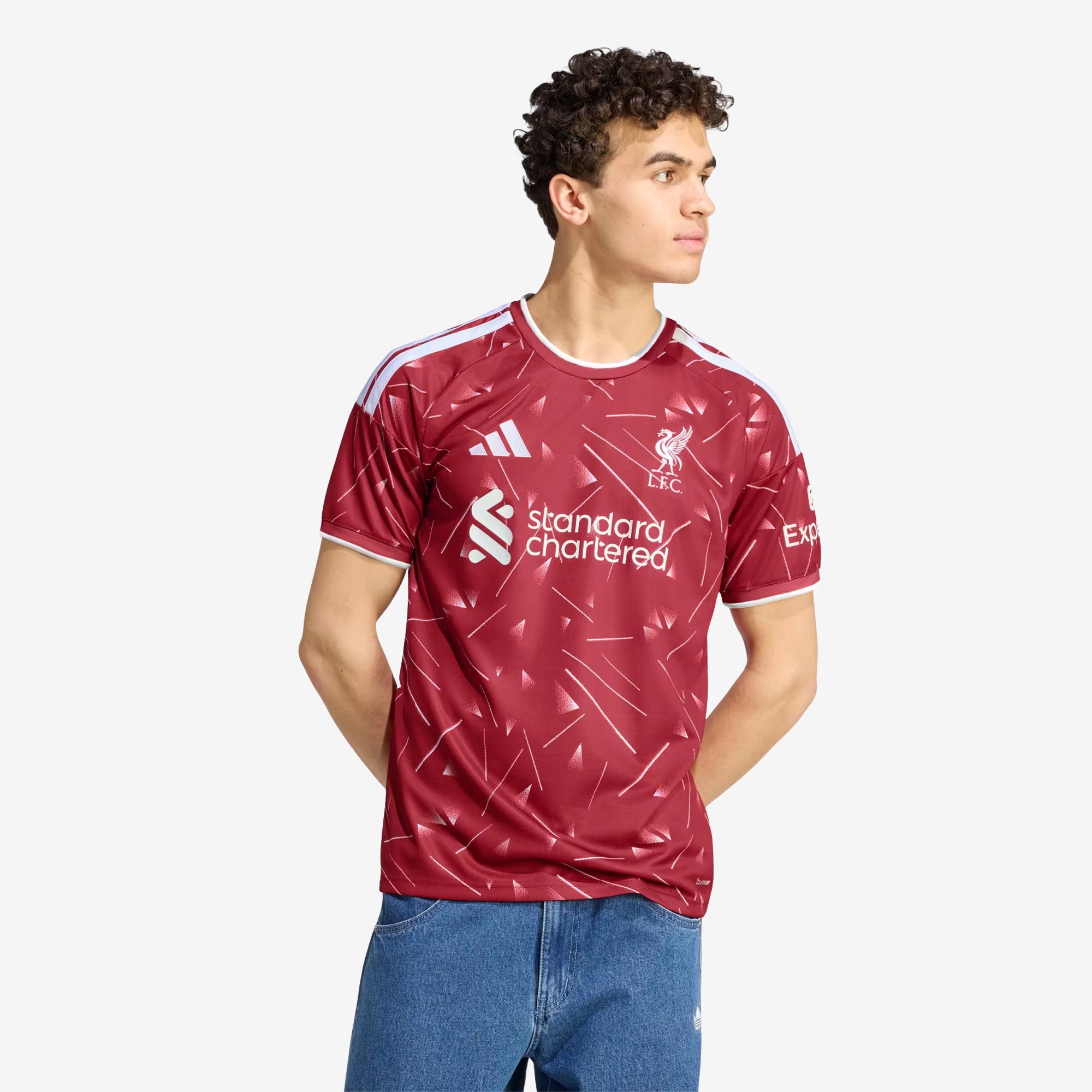 adidas Liverpool FC 2026/27 Stadium Home Men's Soccer Jersey - Active Maroon
