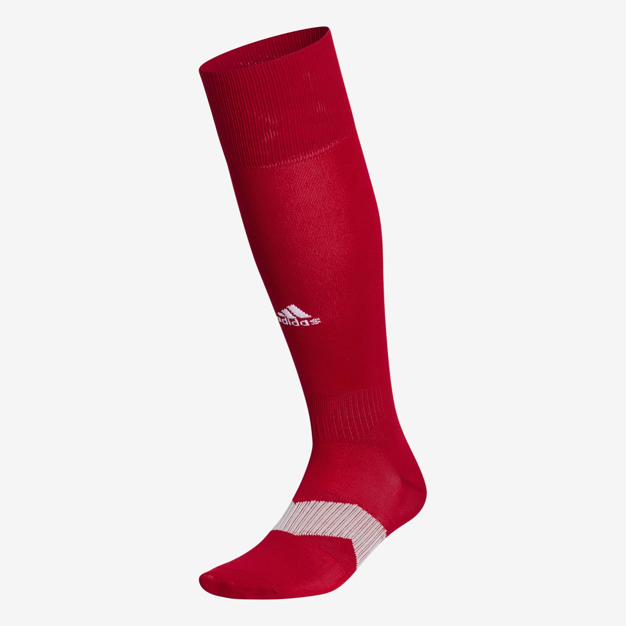 adidas Metro Over-the-Calf Socks - Team Power Red / Clear Grey / White