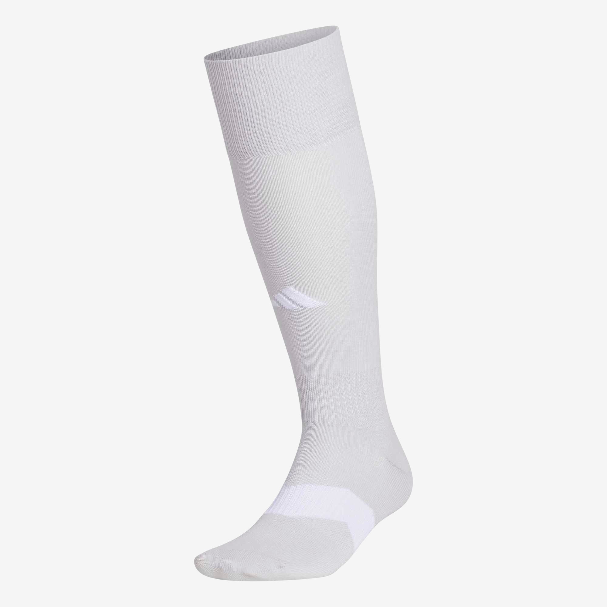 adidas Metro 6 Over-the-Calf Socks - Light Grey / White