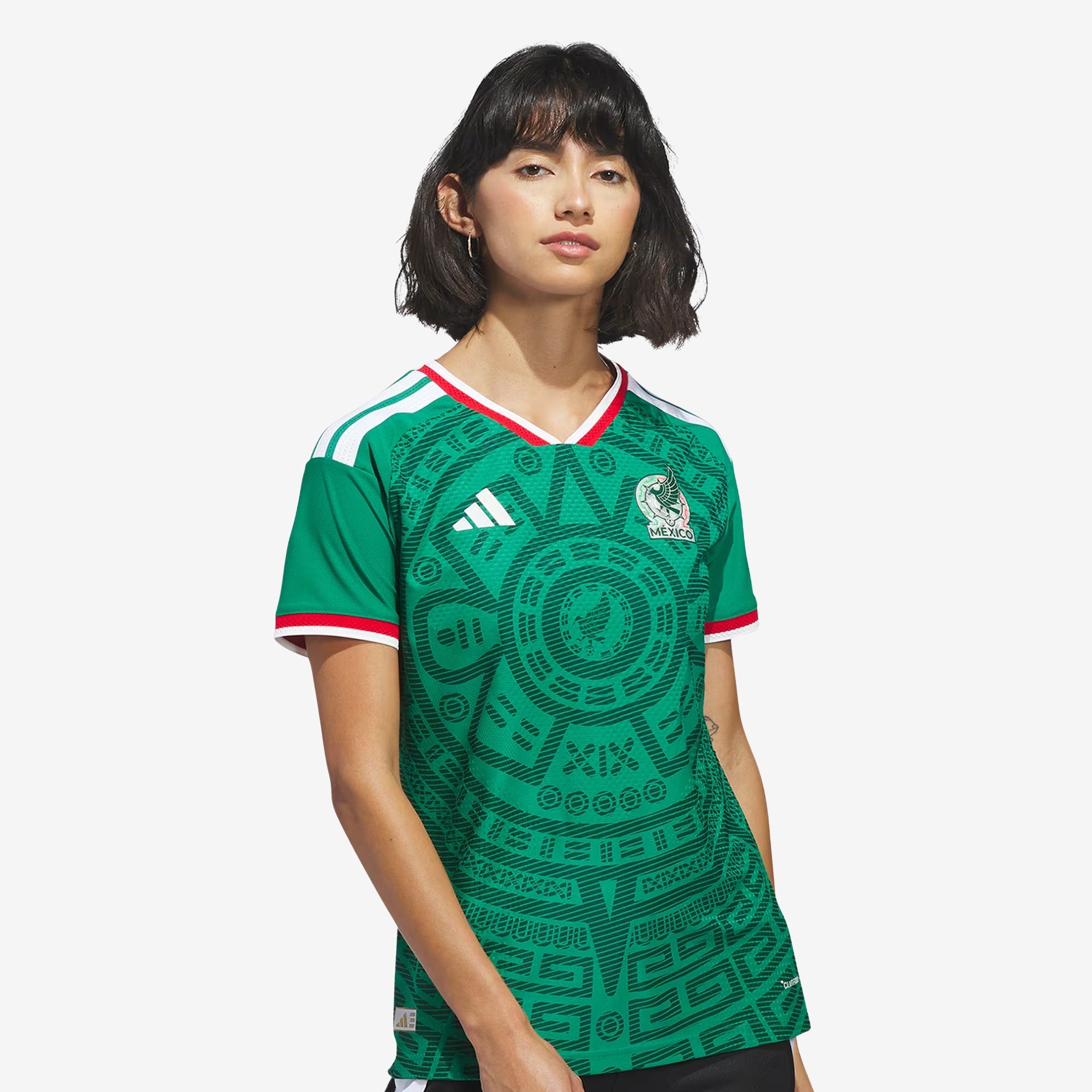 adidas Mexico 2026 Match Home Women's Soccer Authentic Jersey - Bold Green