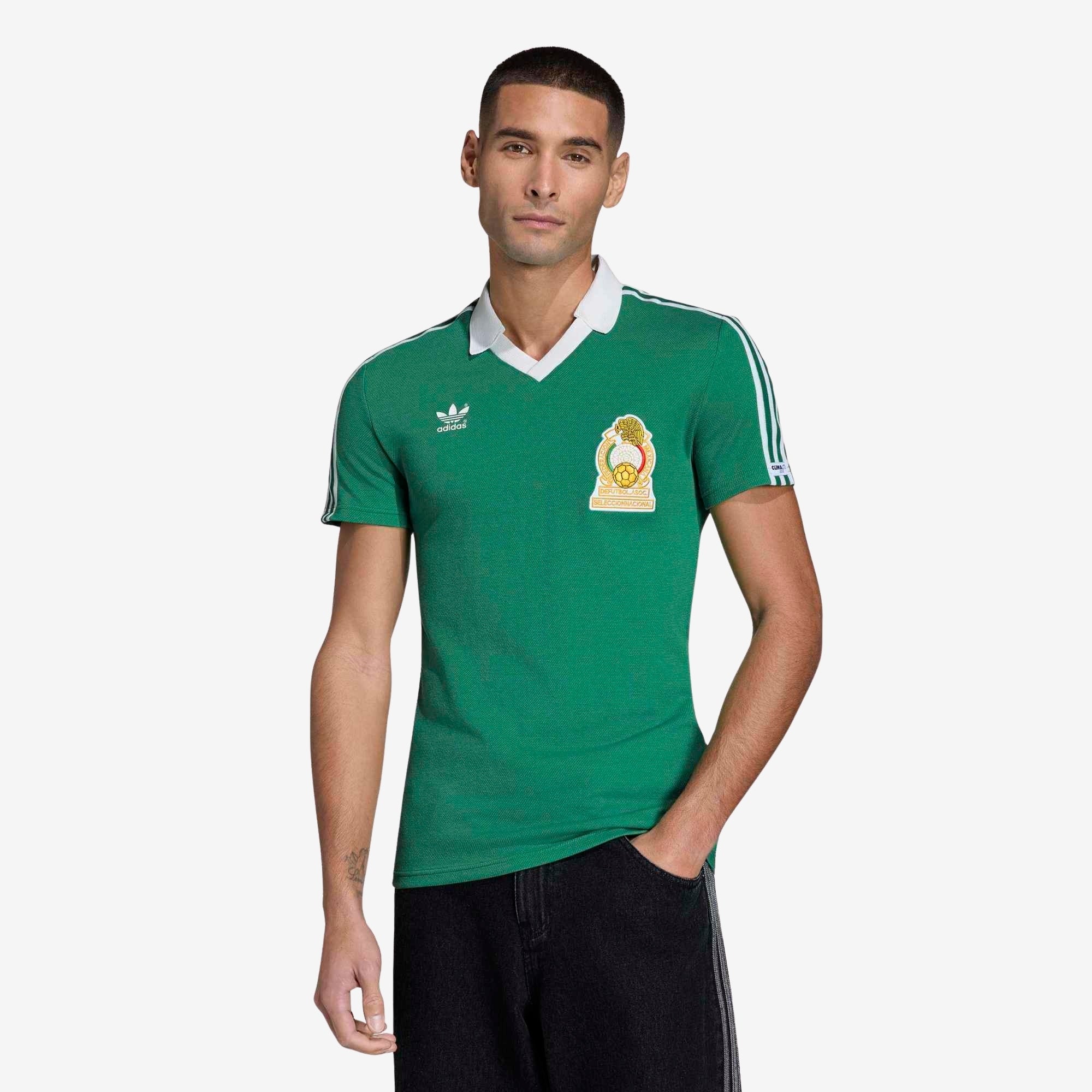 adidas Mexico Home 1986 Men's Soccer Jersey - Green