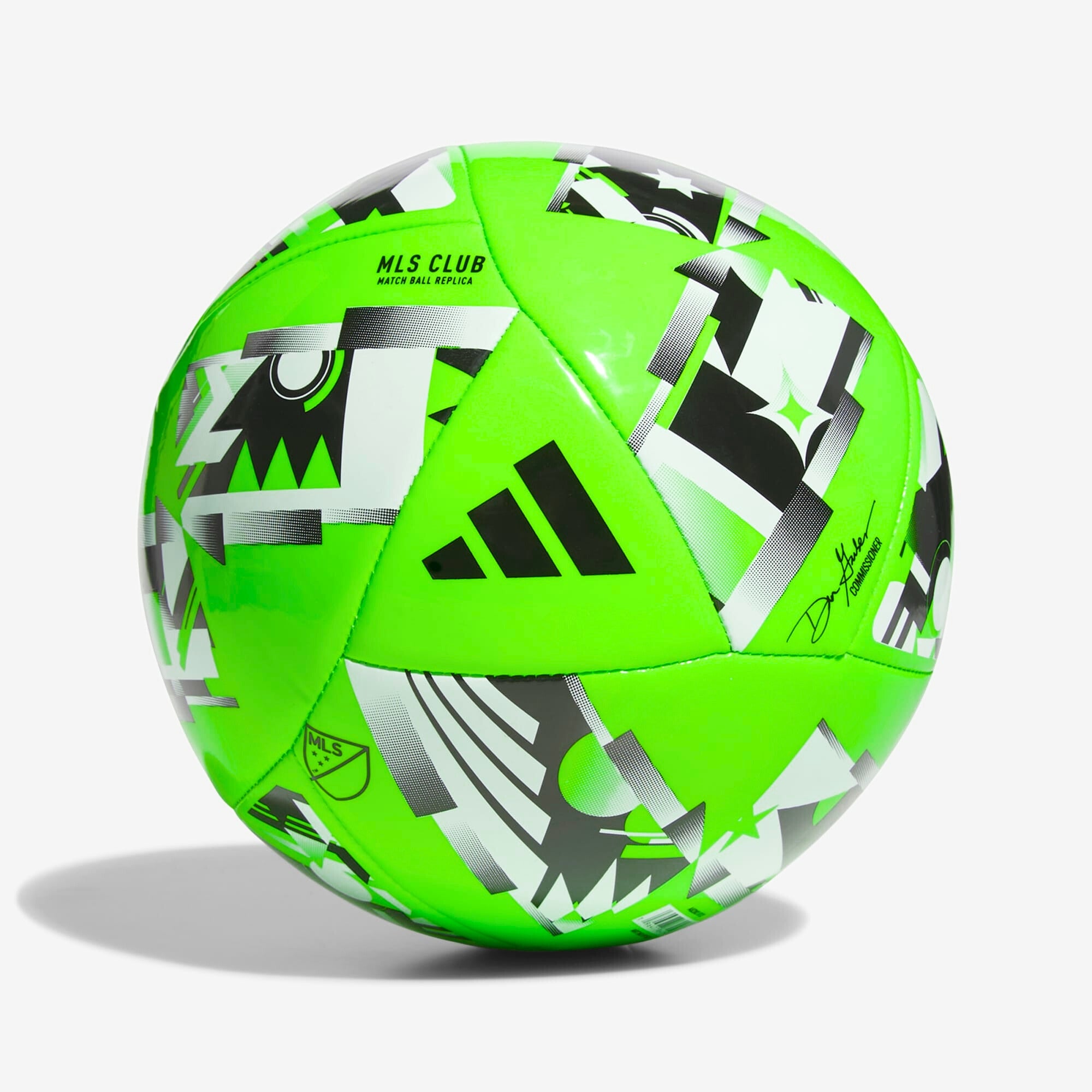 adidas MLS 24 Club Soccer Ball - Solar Green