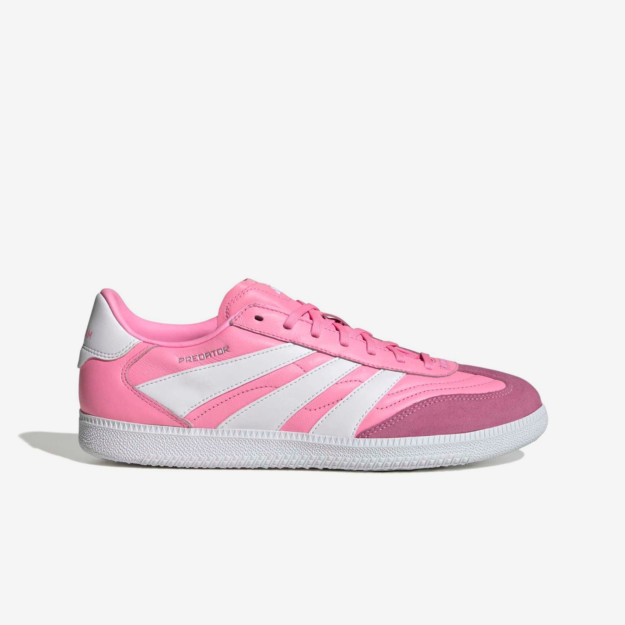 adidas Predator Freestyle Indoor/Court Low-Top Soccer Shoes - Beam Pink / Ftwr White / Core Black