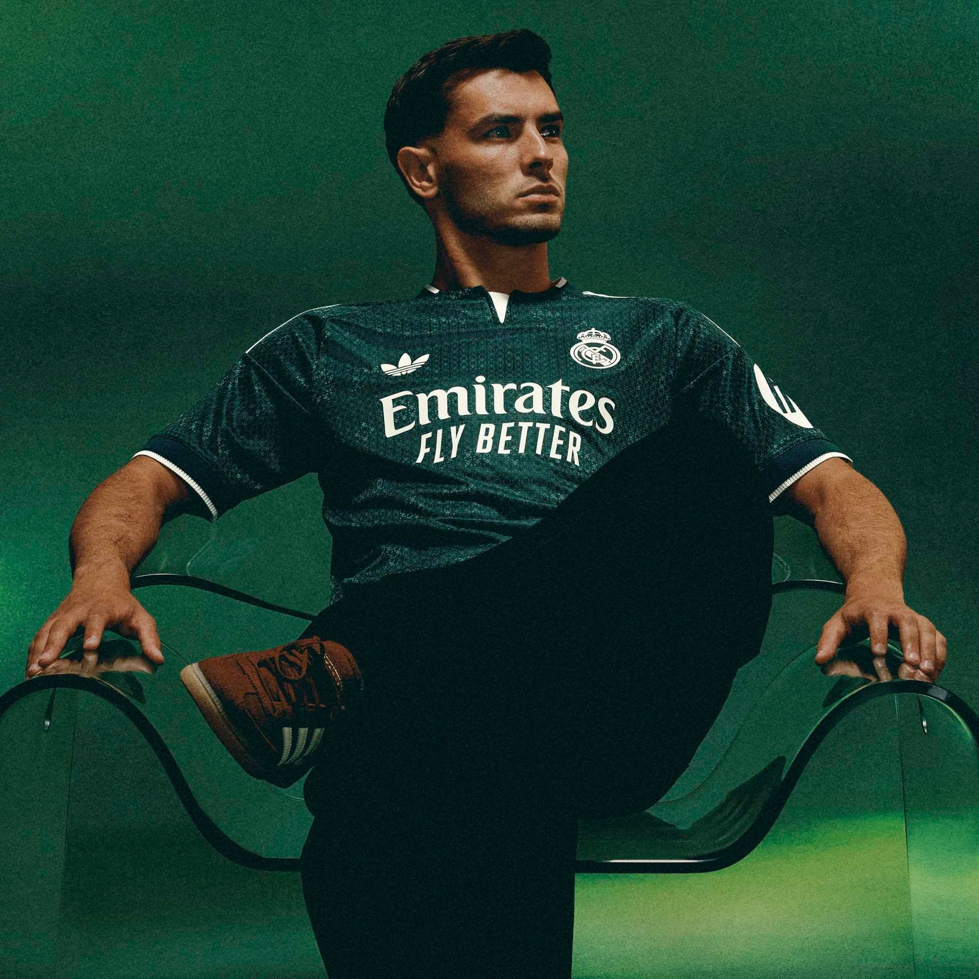 adidas Real Madrid 2026/27 Match Away Men's Soccer Authentic Jersey - Aurora Ivy