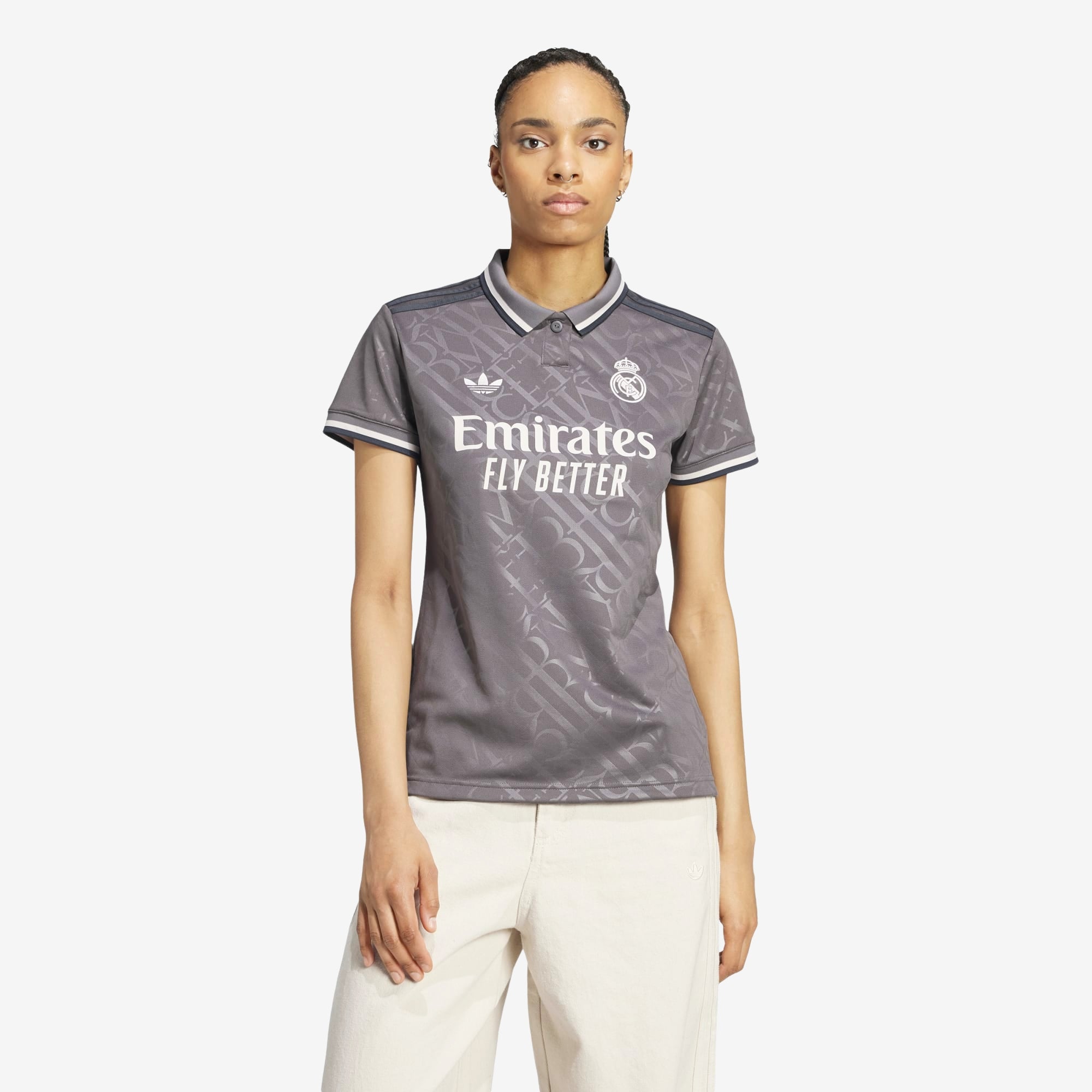 adidas Real Madrid 24/25 Third Women's AEROREADY Soccer Replica Jersey - Charcoal