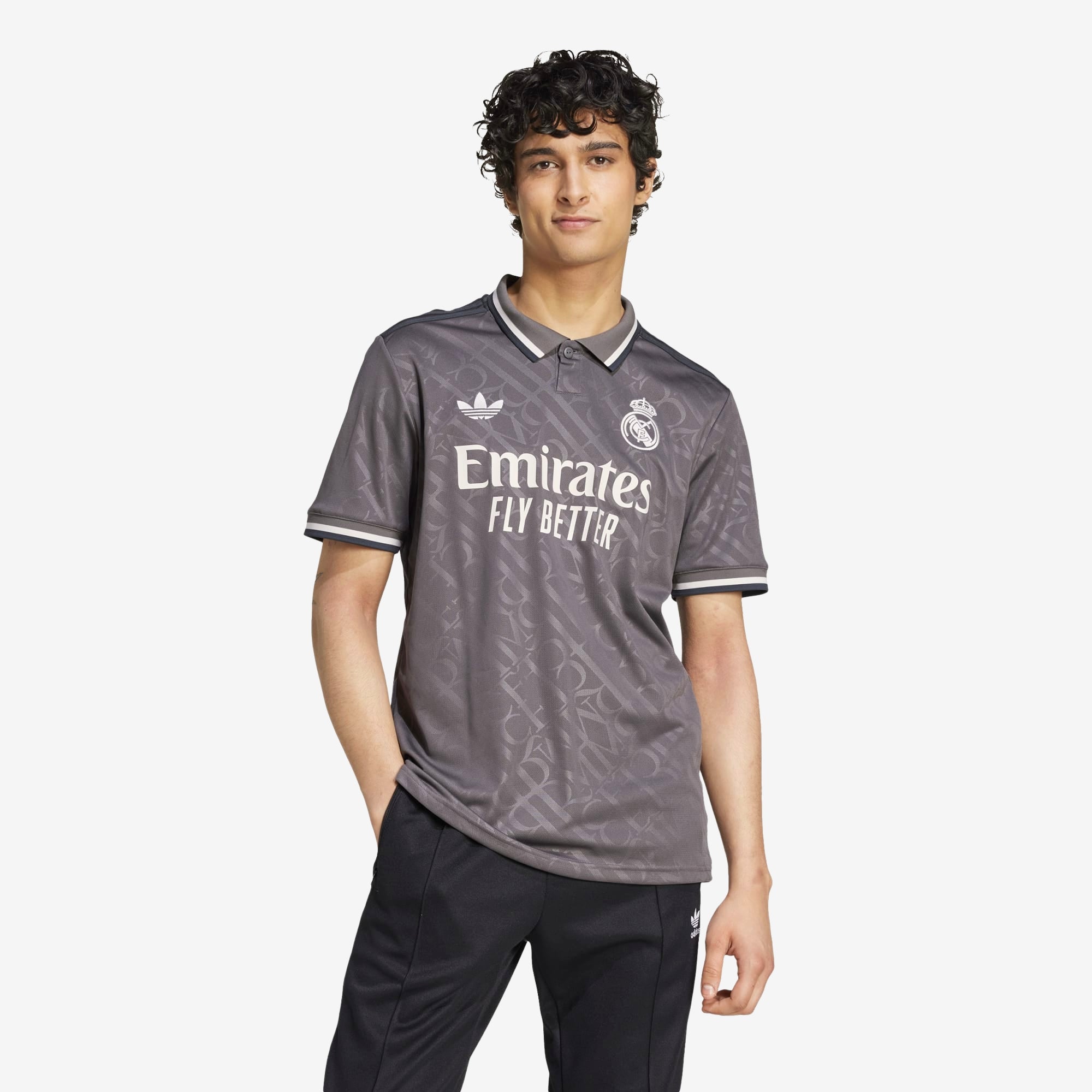 adidas Real Madrid 2024/25 Stadium Third Men's AEROREADY Soccer Replica Jersey - Charcoal