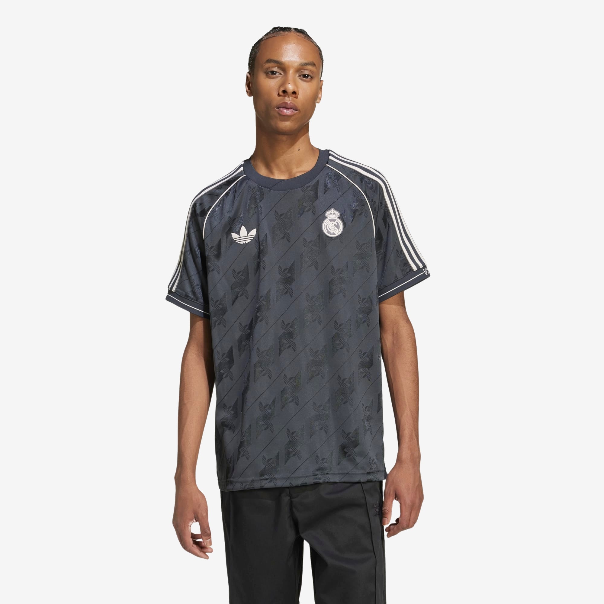 adidas Real Madrid LFSTLR Men's Soccer Jersey - Grey