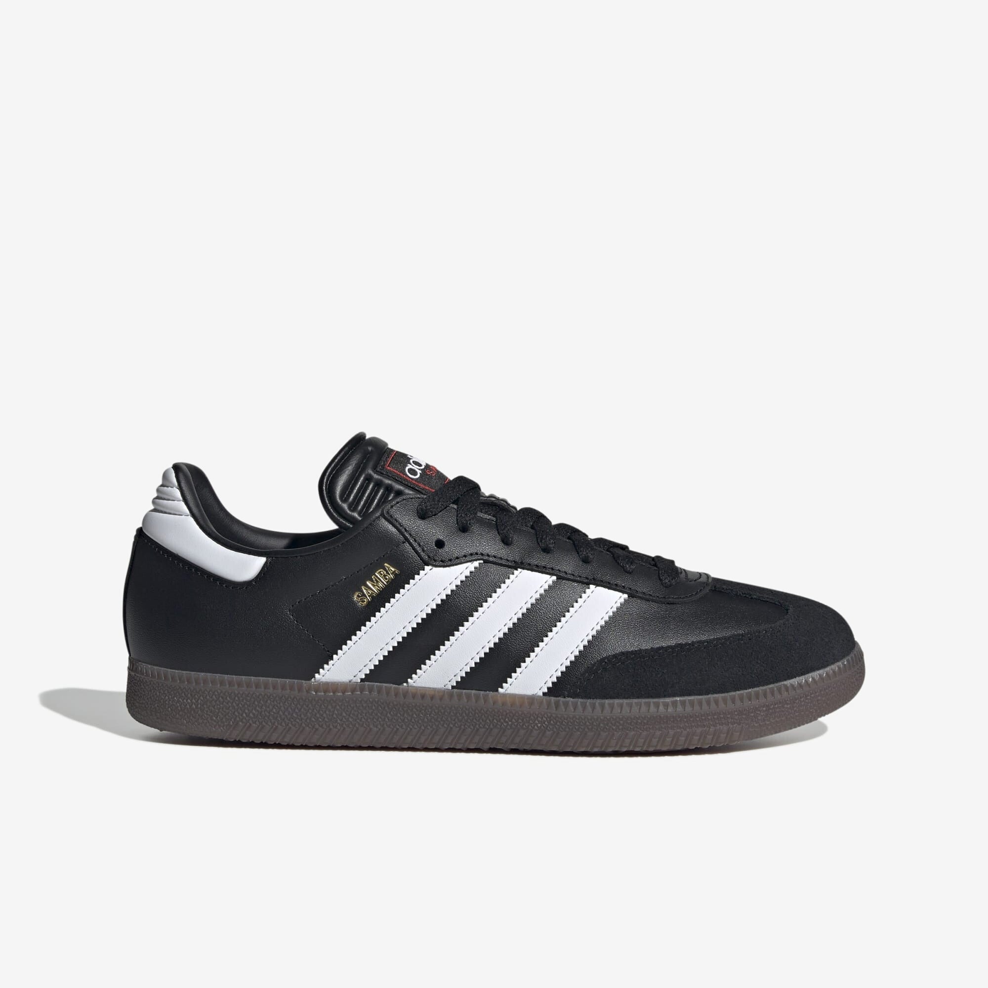 adidas Samba IC Low-Top Soccer Shoes - Core Black / Cloud White / Vivid Red