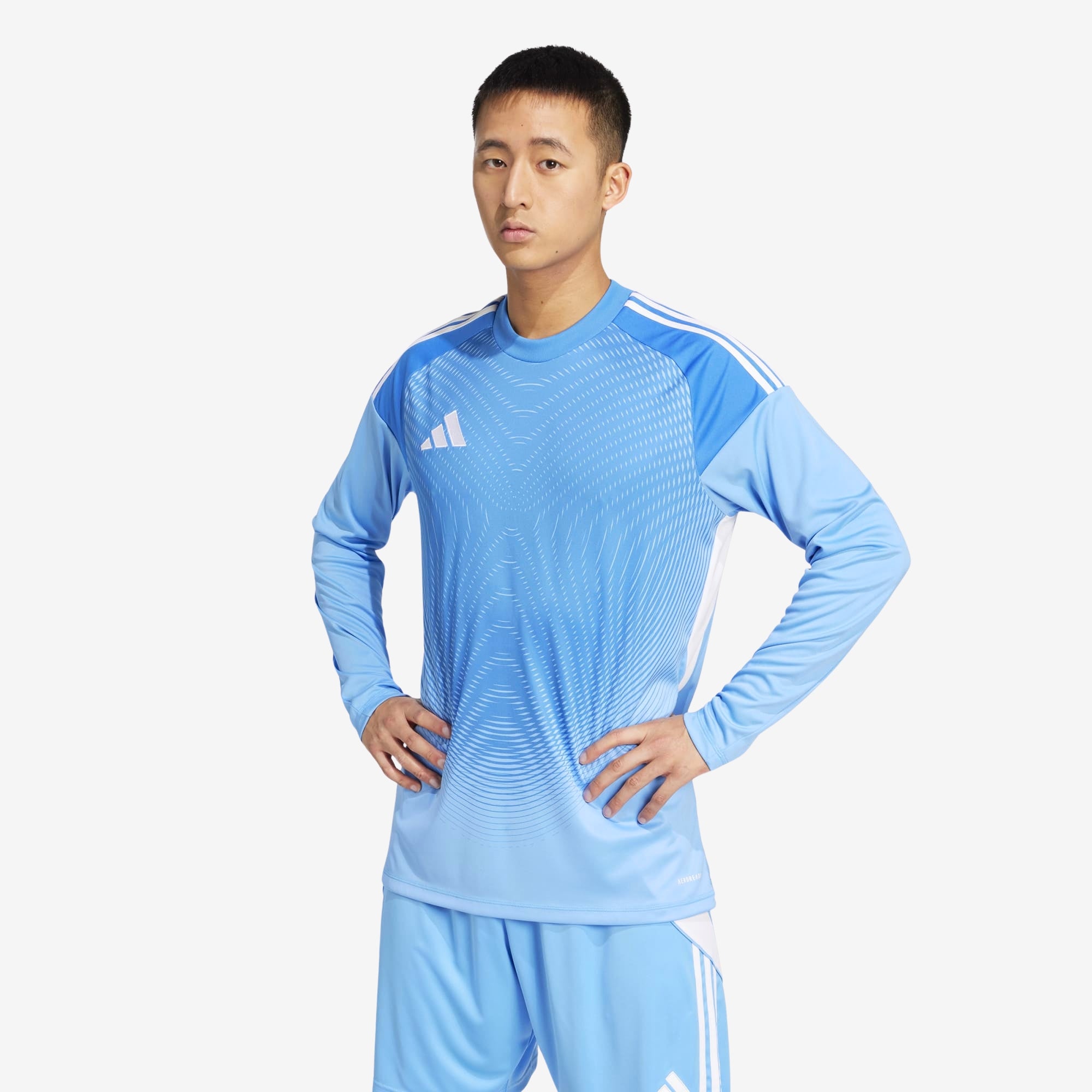 adidas Tiro 25 Competition Goalkeeper Men's Soccer Long-Sleeve Jersey - Blue Burst