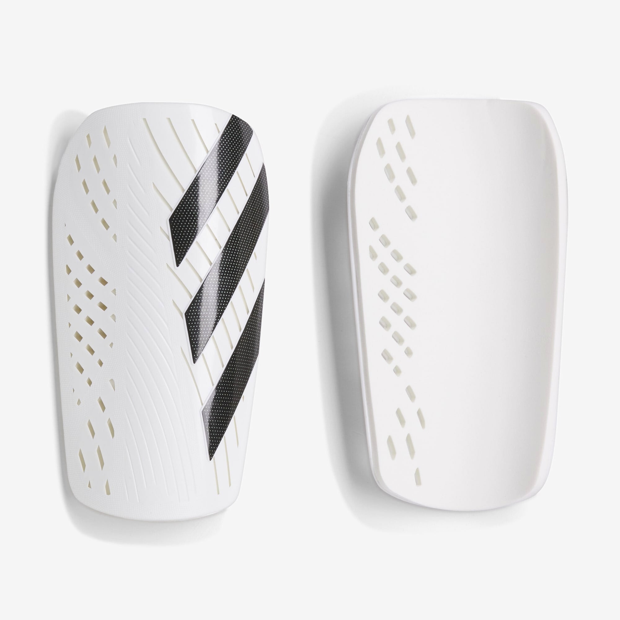 adidas Tiro Club Soccer Shin Guards - White / Black