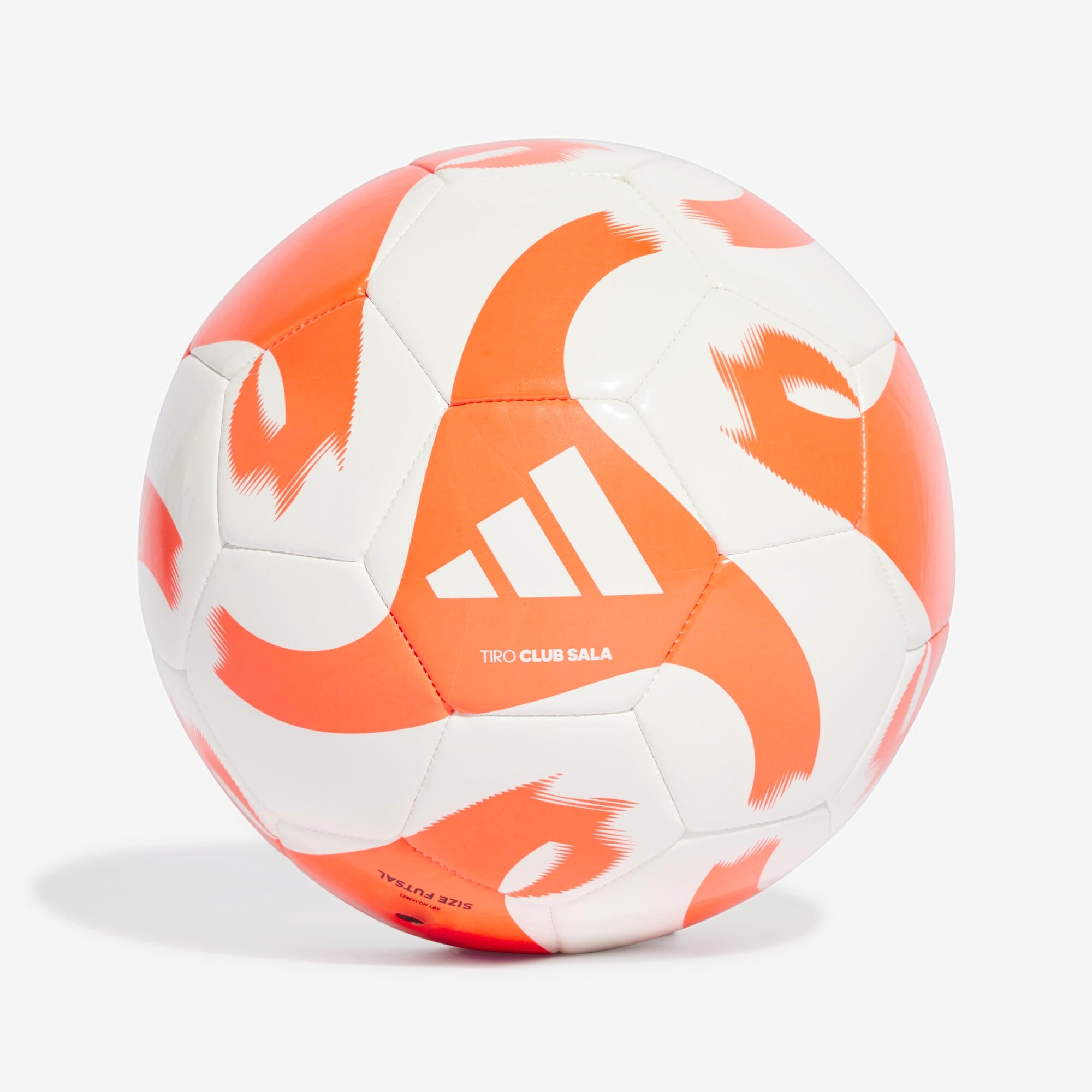 adidas Tiro Club Sala Futsal Ball - White / Solar Red