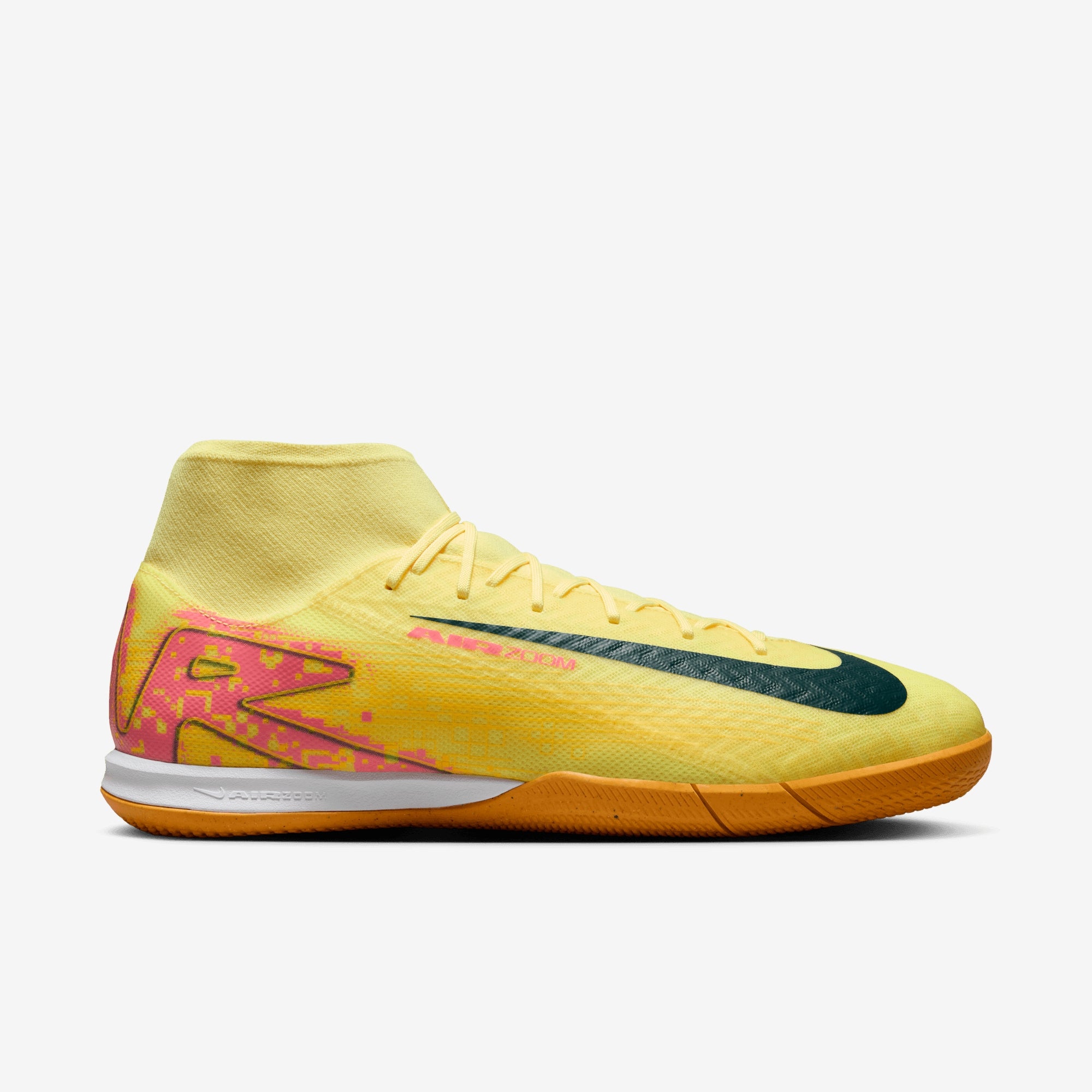 Nike Mercurial Superfly 10 Academy "Kylian Mbappé" IC High-Top Soccer Shoes - Lt Laser Orange/Armory Navy