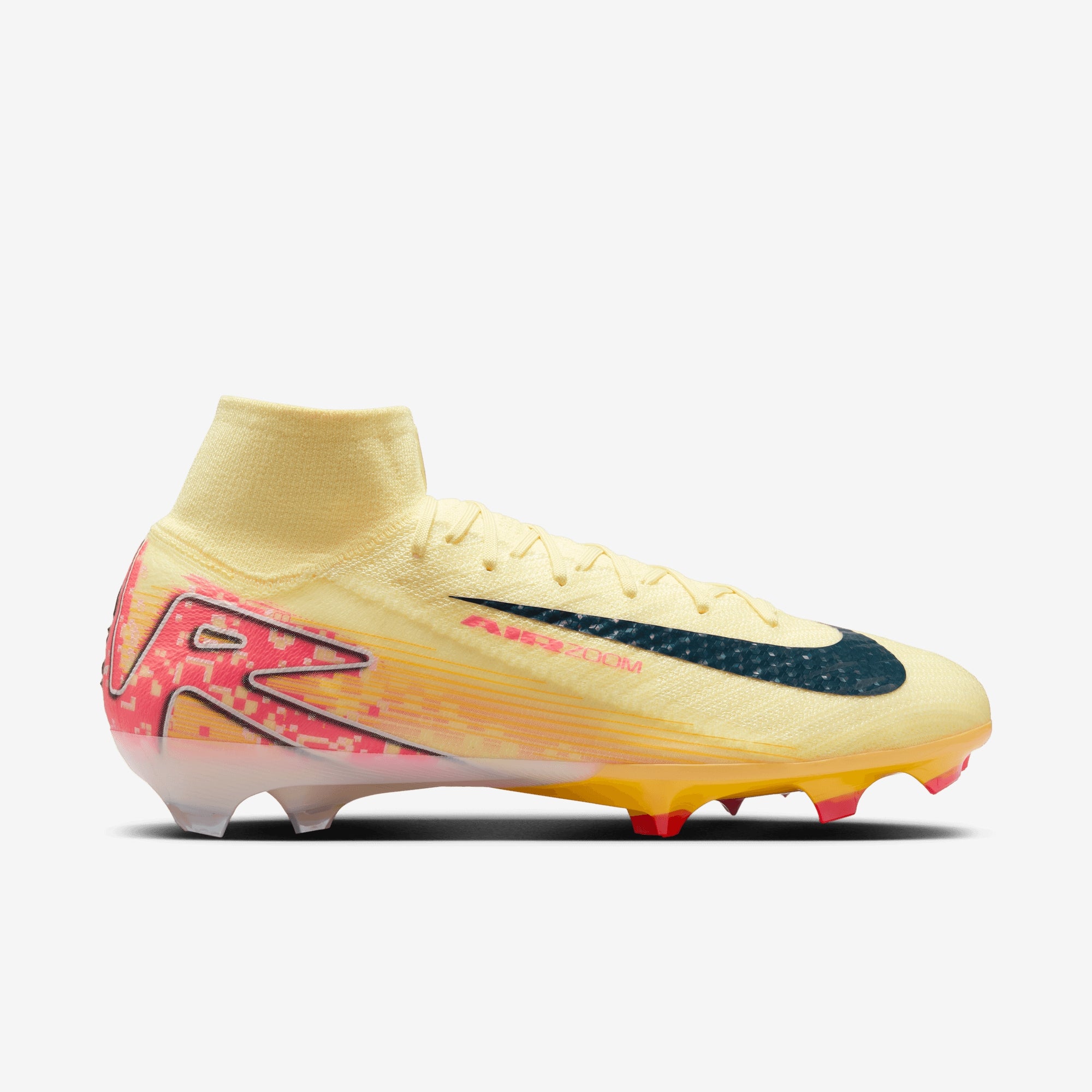 Nike Mercurial Superfly 10 Elite "Kylian Mbappé" FG High-Top Soccer Cleats - Lt Laser Orange/Armory Navy