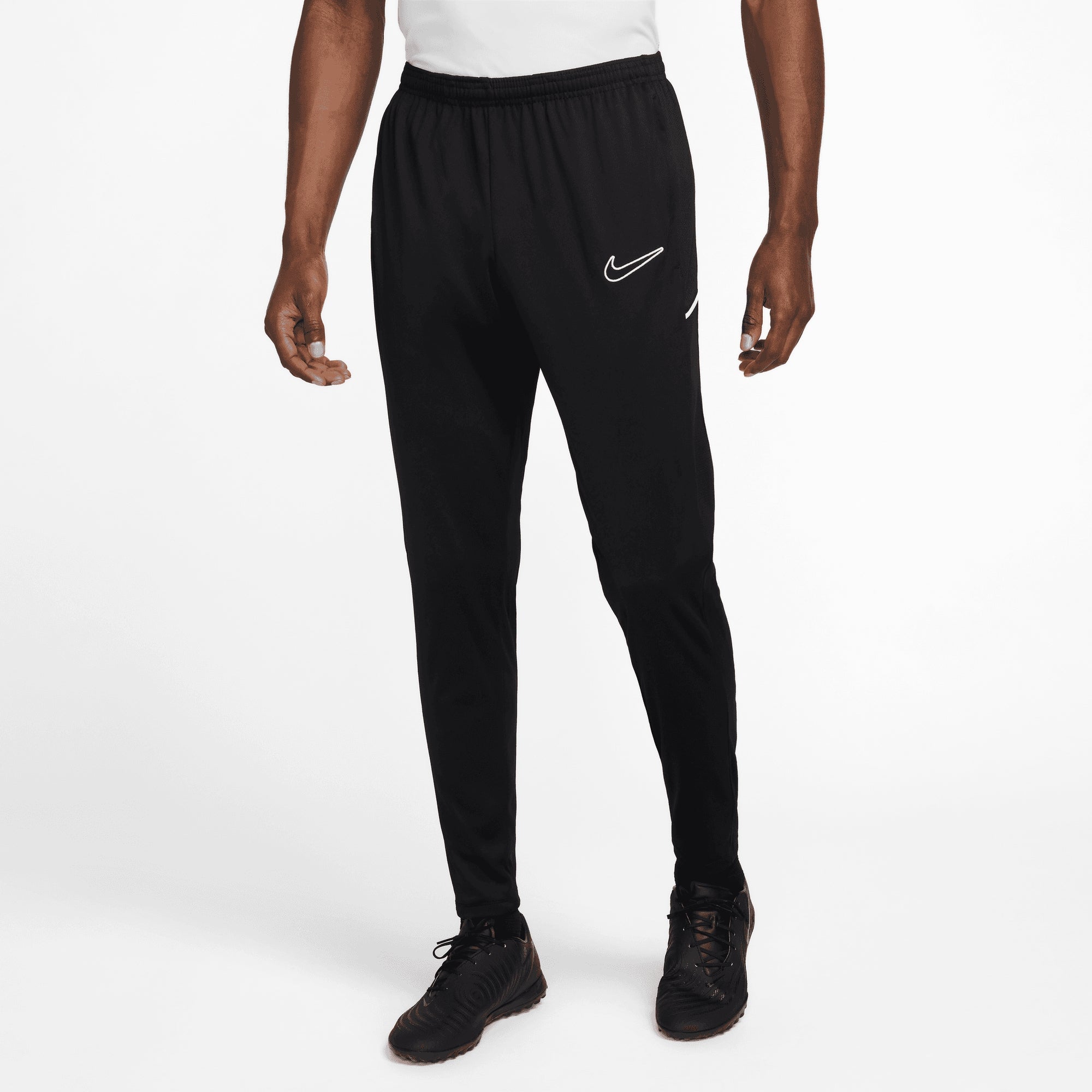 Nike Academy 25 Men's Dri-FIT Soccer Knit Pants - Black/White/White