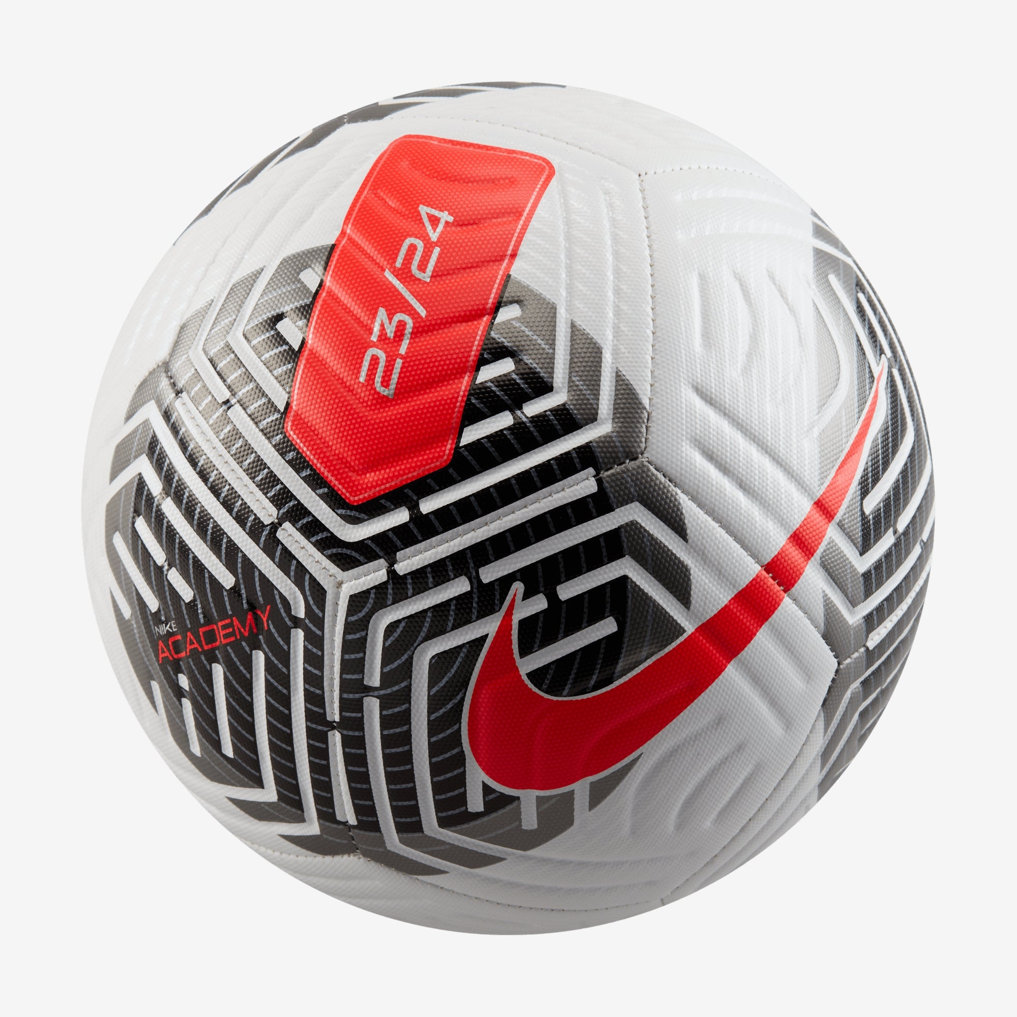 Nike Academy Soccer Ball - White/Black/Bright Crimson