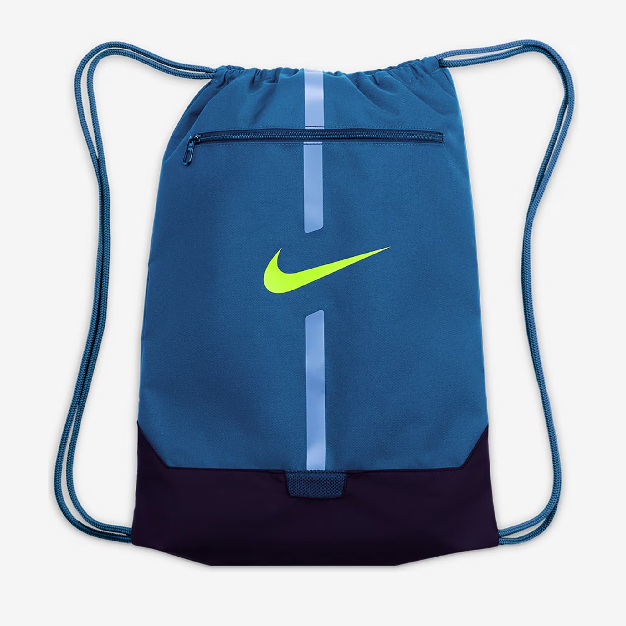 Nike Academy Football Gymsack (18L) - Dark Marina Blue/Blackened Blue/Volt