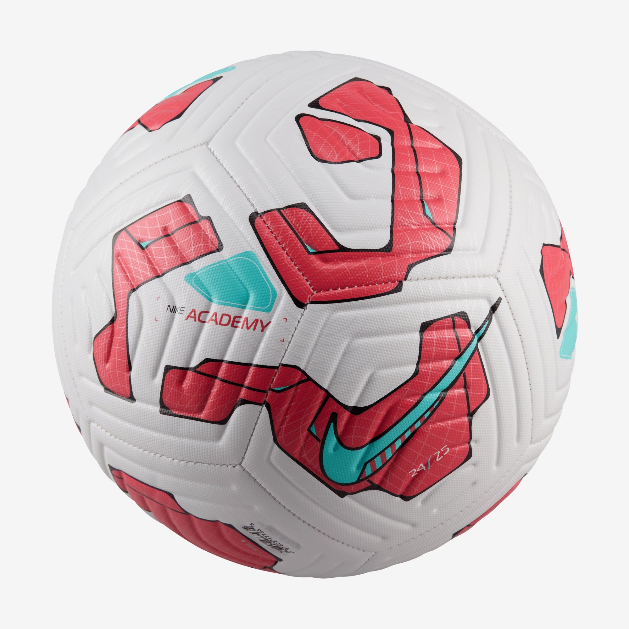 Nike Academy Soccer Ball - White/Ember Glow/Aurora Green