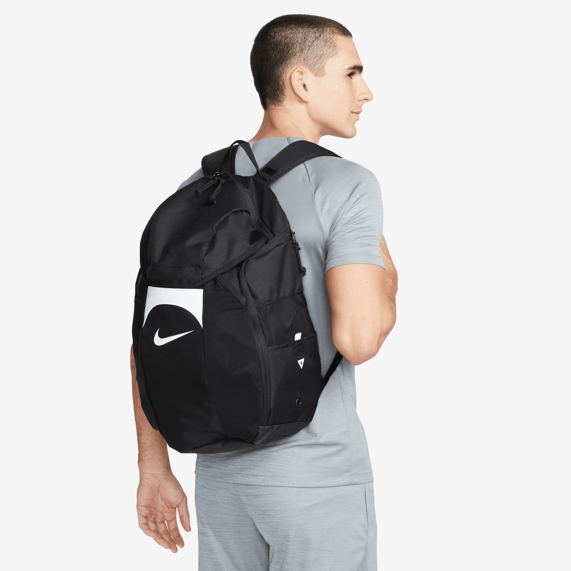 Nike Academy Team Backpack (30L) - Black/Black/White