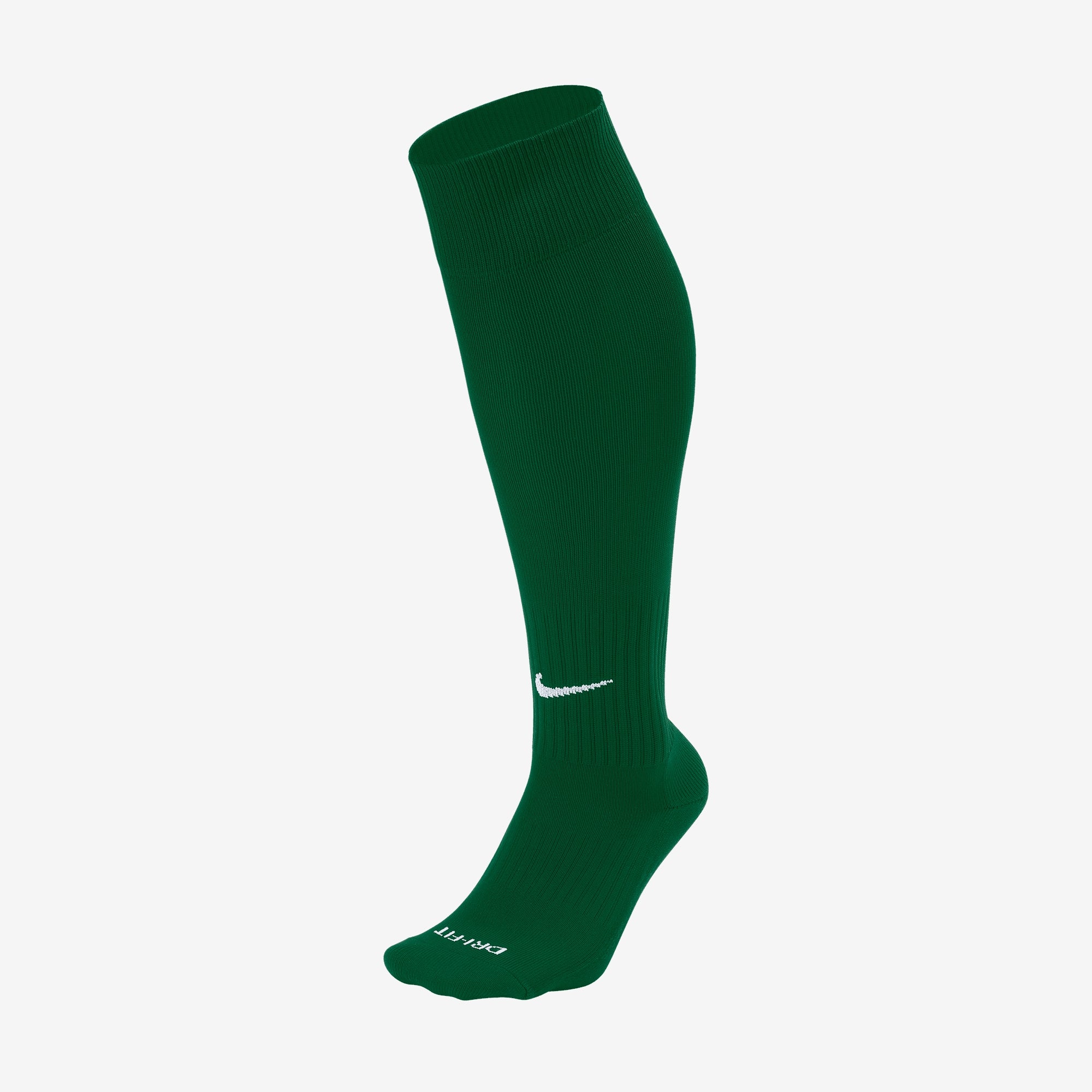 Nike Classic 2 Cushioned Over-the-Calf Socks - Pine Green/White