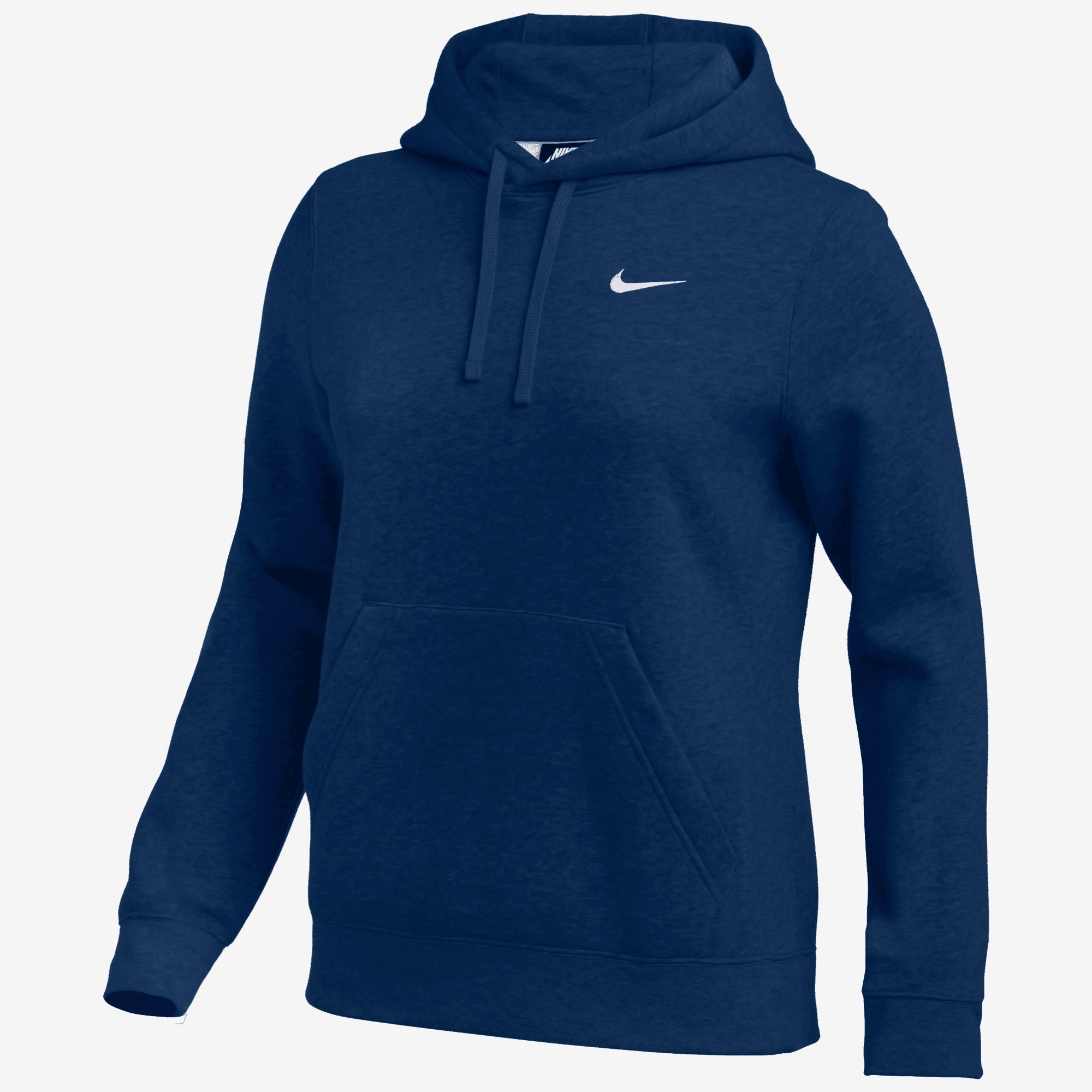 Nike Club Hoodie Women's Training Pullover Hoodie - Tm Navy/White