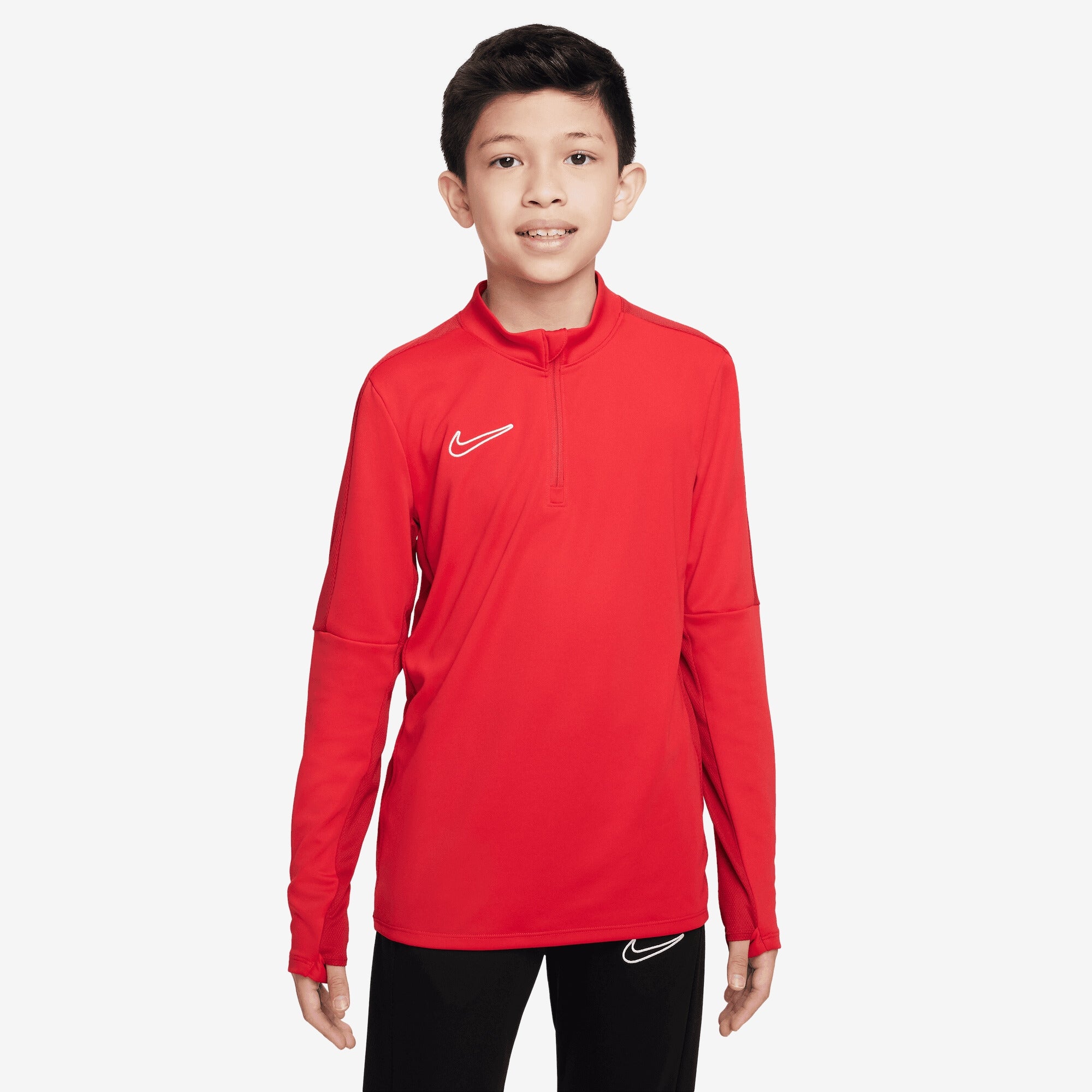 Nike Dri-FIT Academy Big Kids' Soccer Drill Top (Stock) - University Red/Gym Red/White