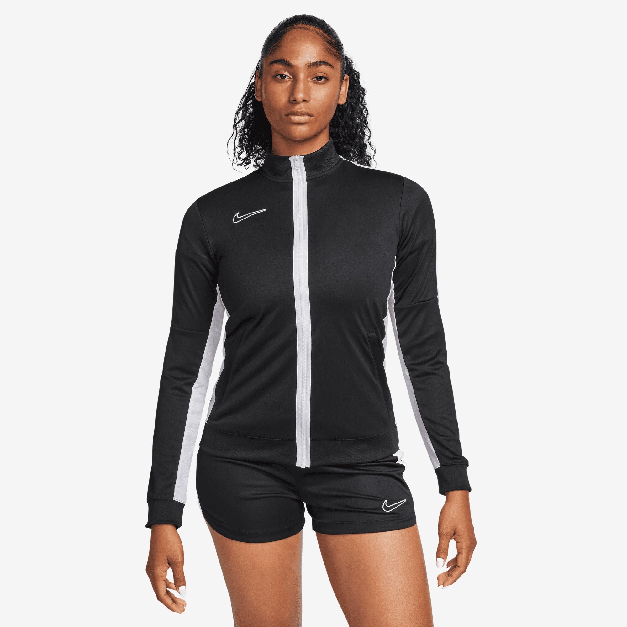 Nike Dri-FIT Academy Women's Knit Soccer Track Jacket (Stock) - Black/White/White