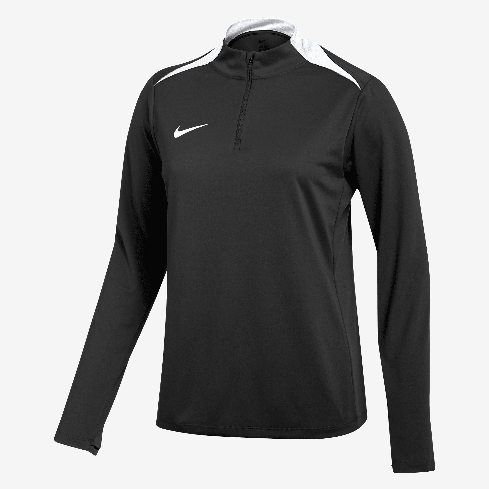 Nike Dri-FIT Academy Pro 24 Drill Top Women's Soccer Long-Sleeve (Stock) - Black/Black/White/White