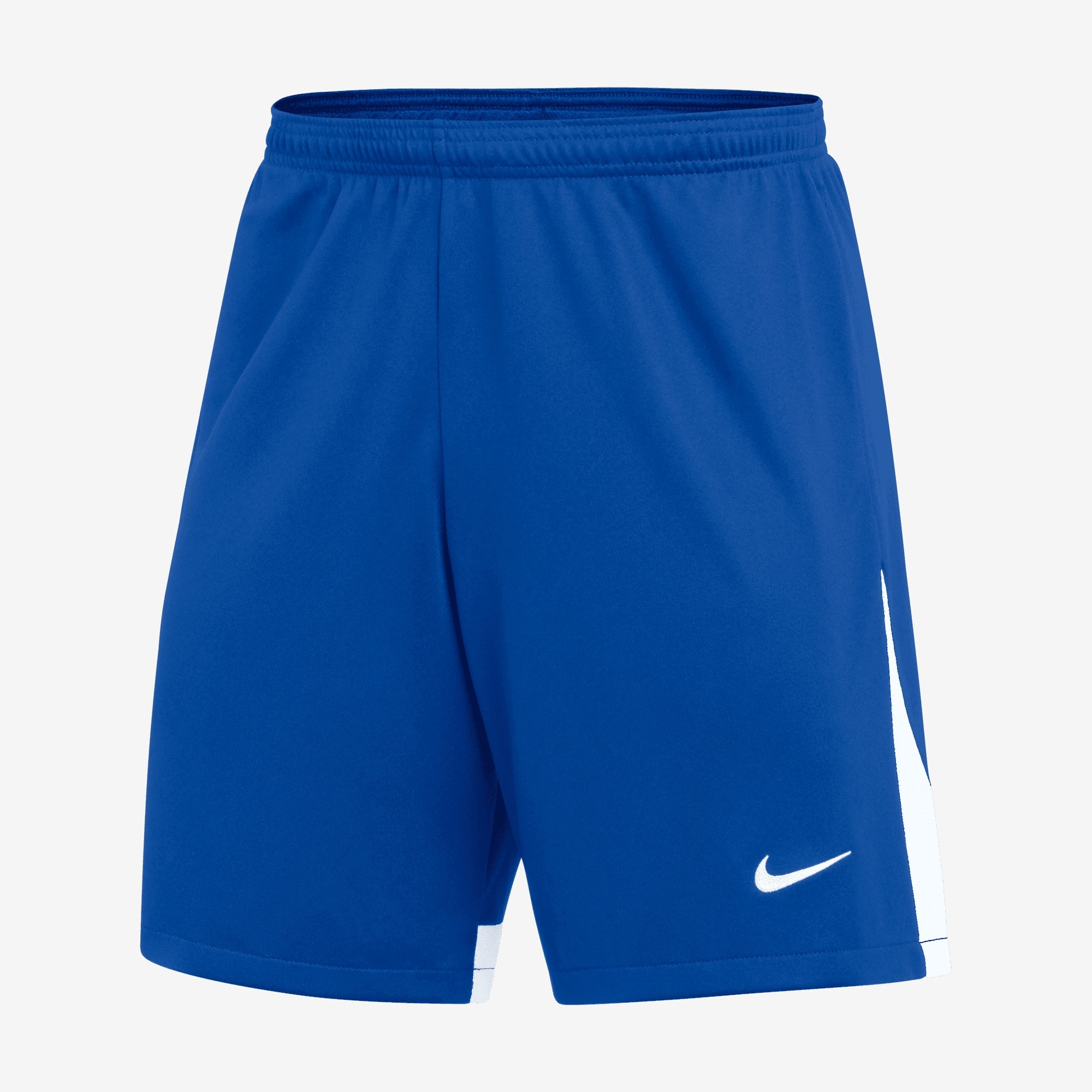 Nike Dri-FIT Men's Knit Soccer Shorts - Game Royal/White/White