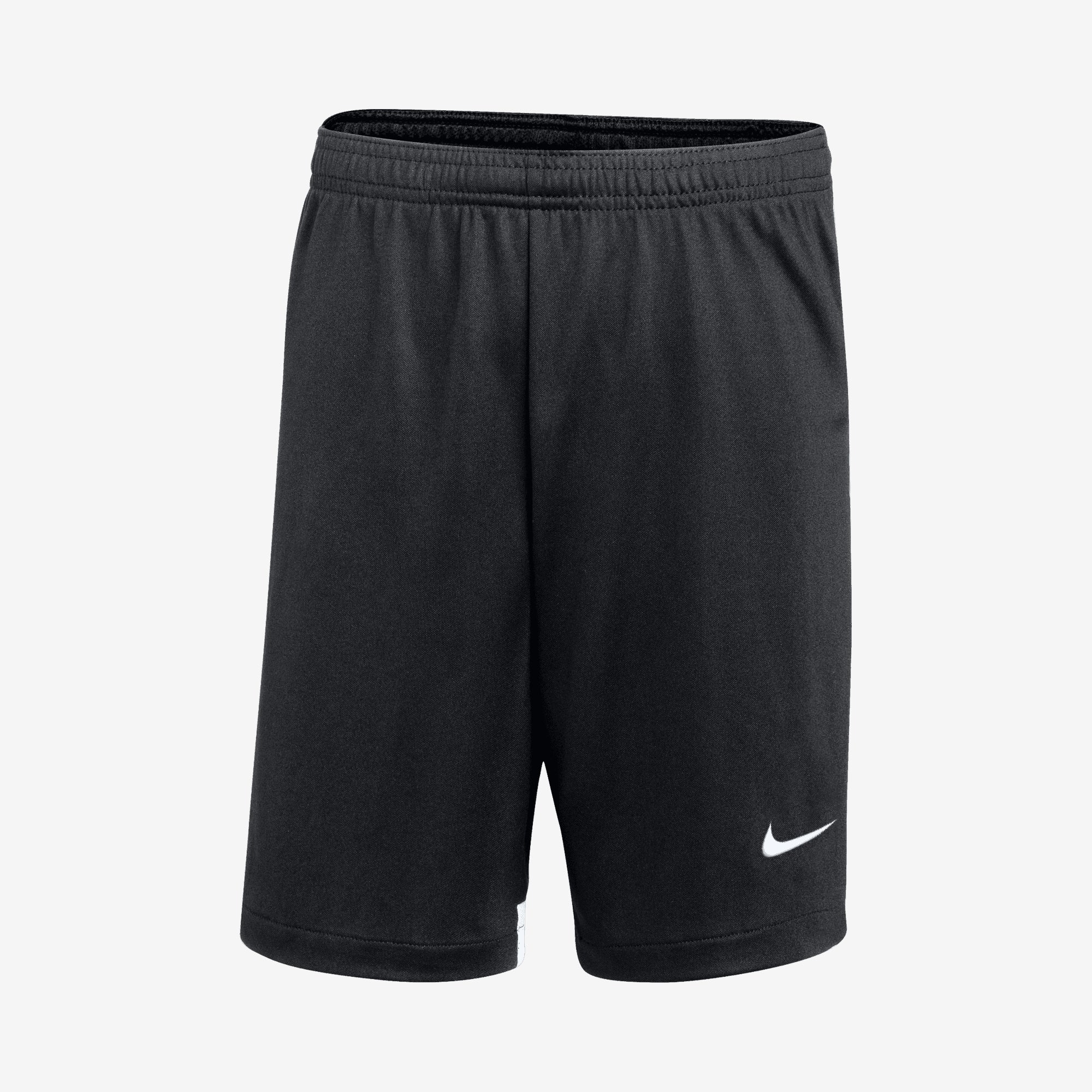 Nike Dri-FIT Big Kids' Knit Soccer Shorts - Black/White/White