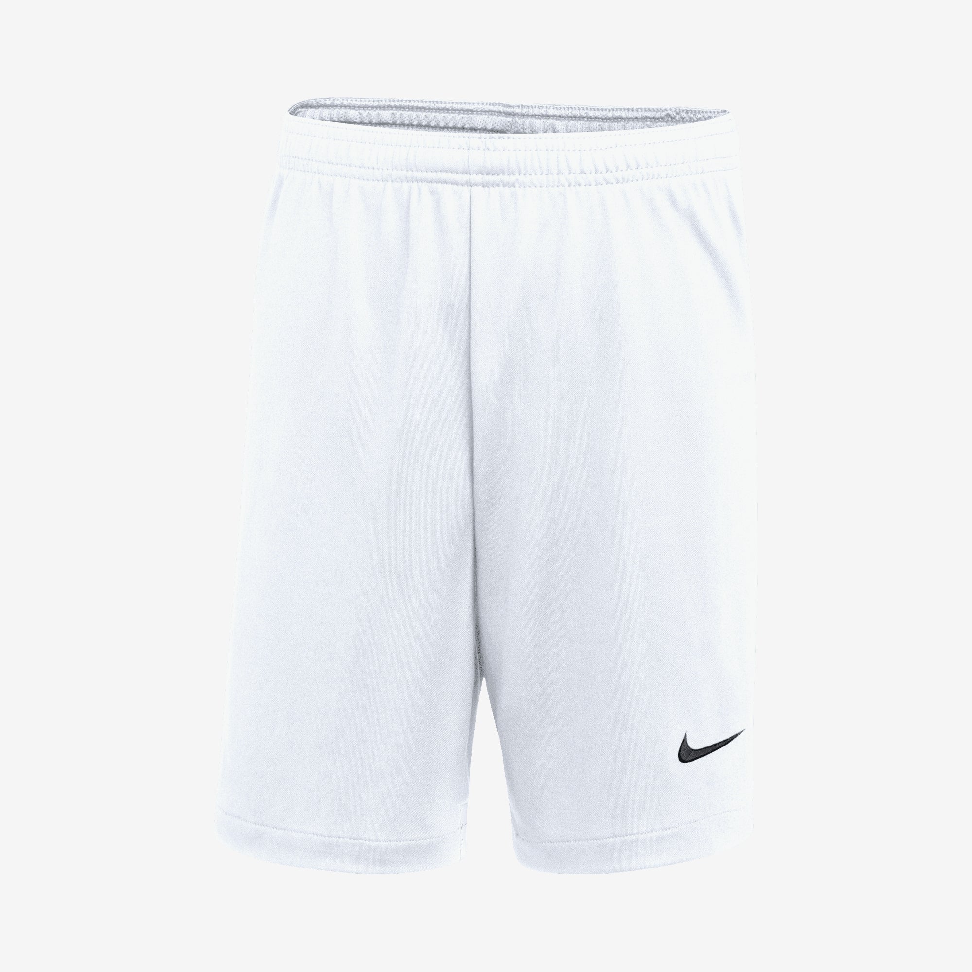 Nike Dri-FIT Big Kids' Knit Soccer Shorts - White/White/Black