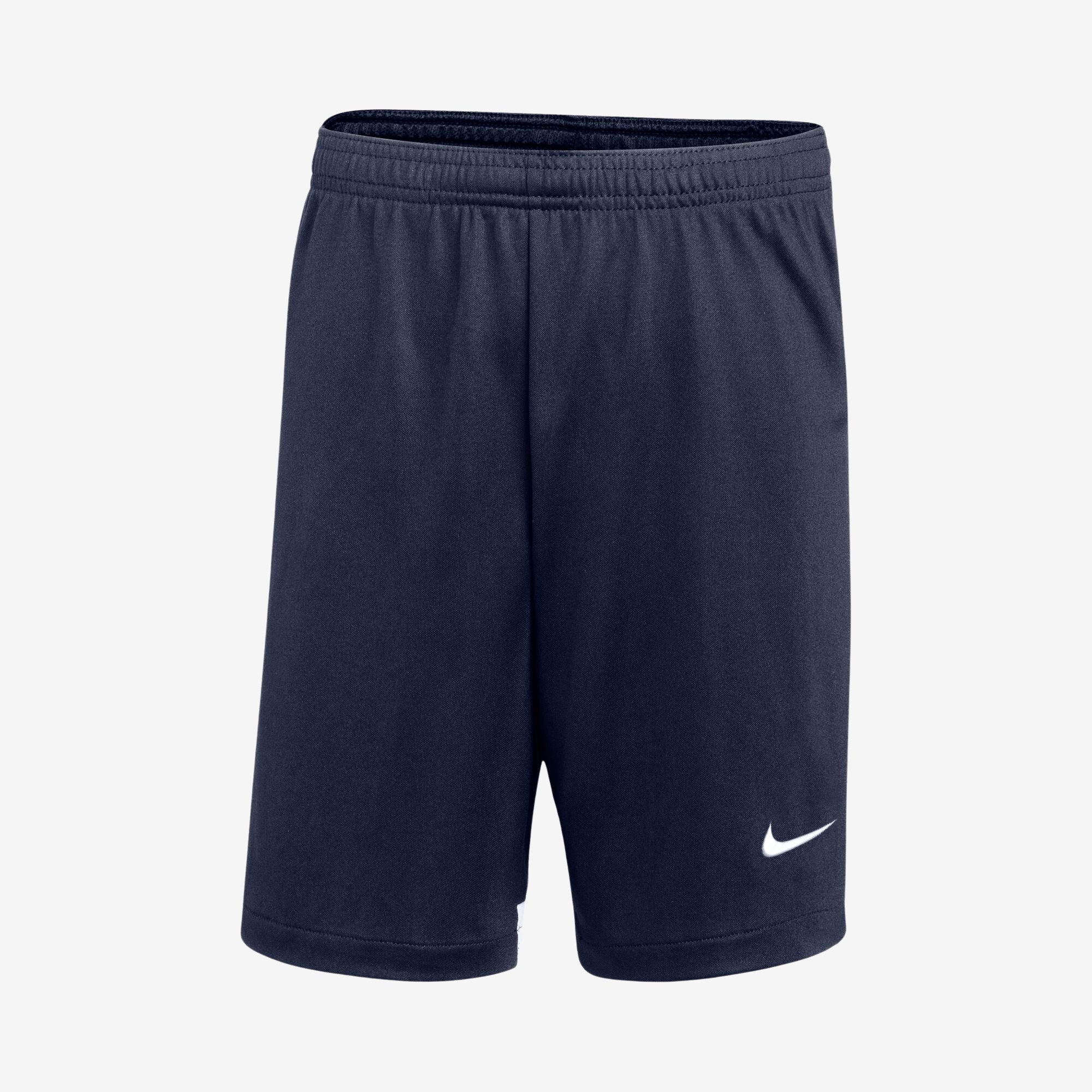 Nike Dri-FIT Big Kids' Knit Soccer Shorts - College Navy/White/White