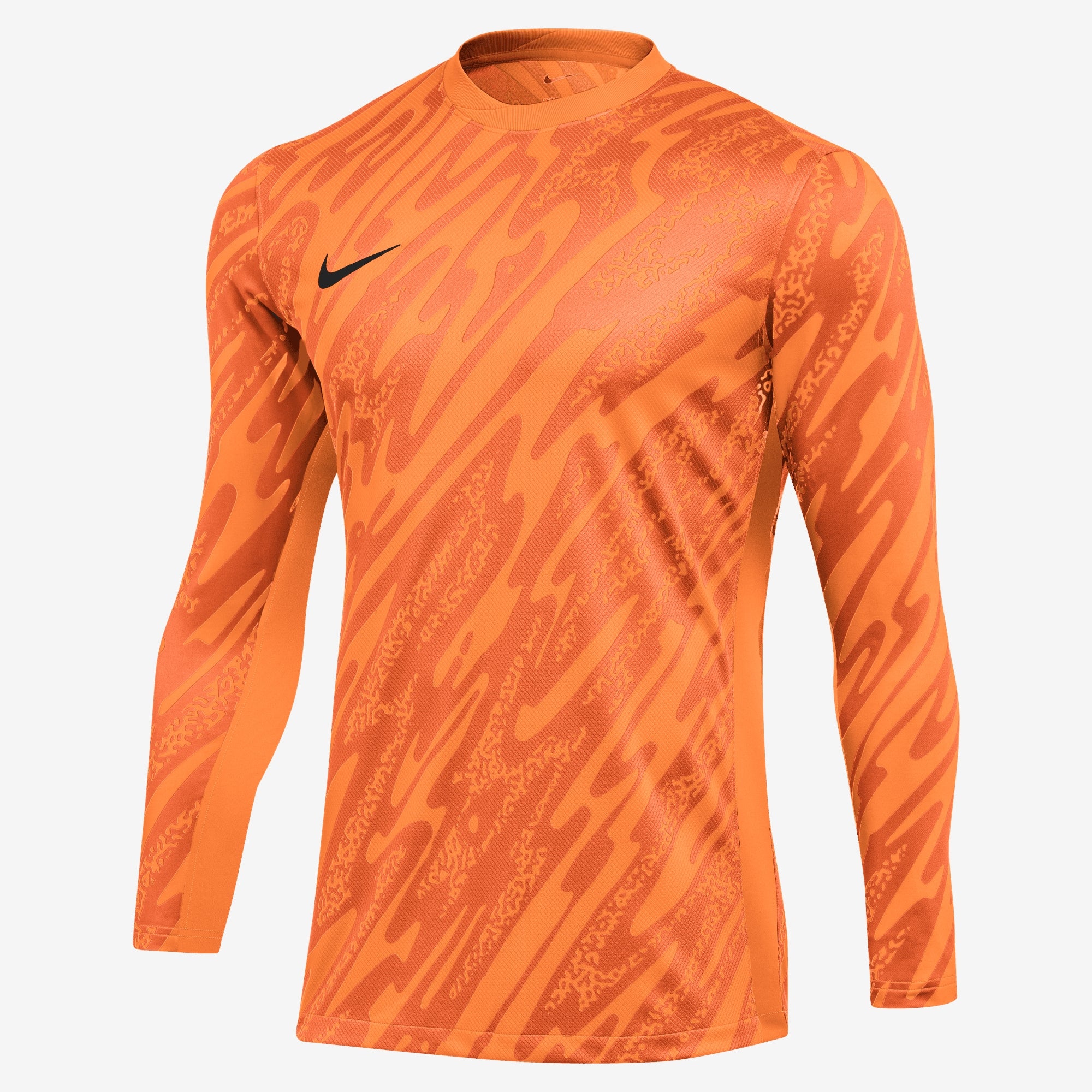 Nike Dri-FIT Gardien V Goalkeeper Men's Soccer Long-Sleeve Jersey (Stock) - Total Orange/Safety Orange/Black