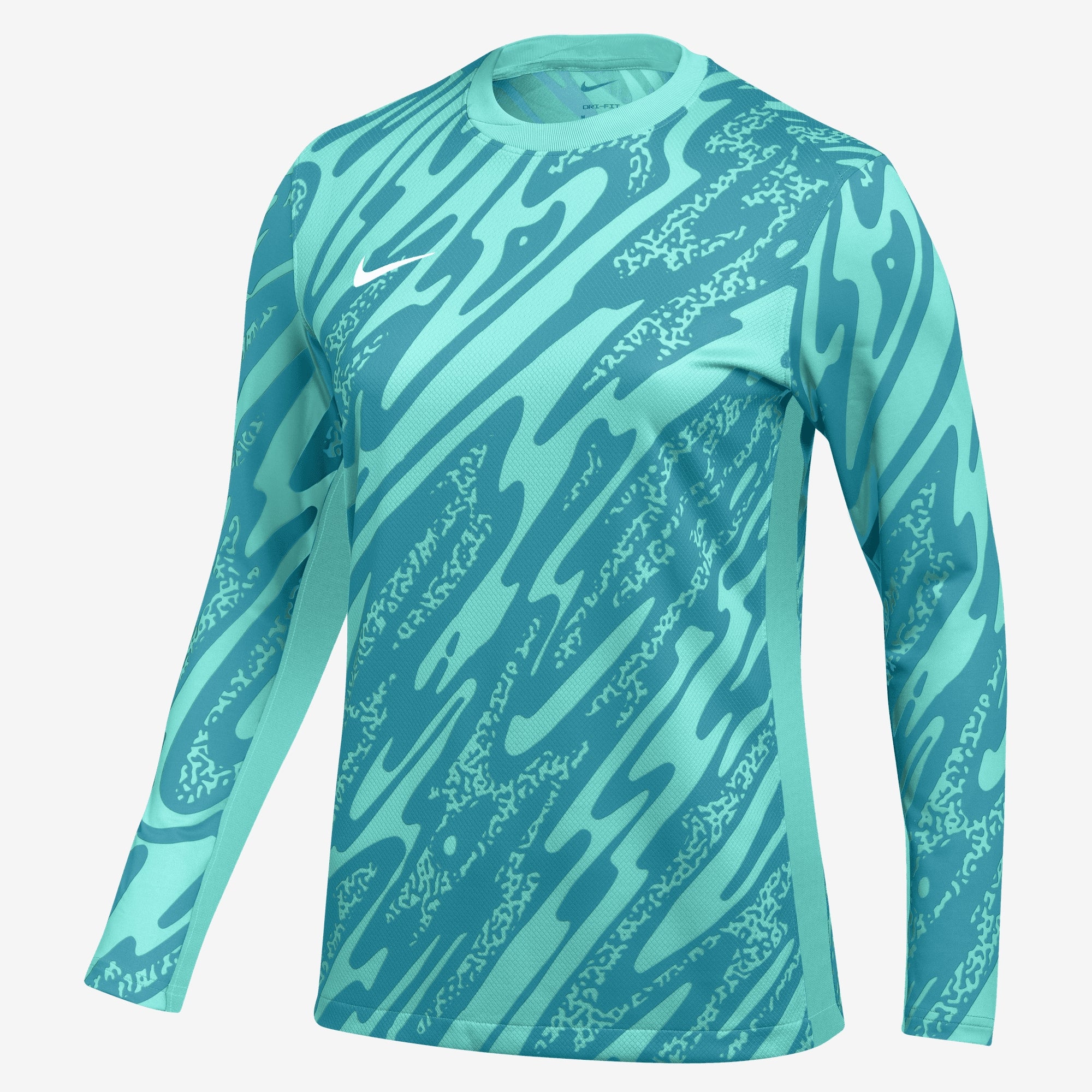 Nike Dri-FIT Gardien V Goalkeeper Jersey Women's Soccer Long-Sleeve Jersey (Stock) - Hyper Turq/Teal Nebula/Black