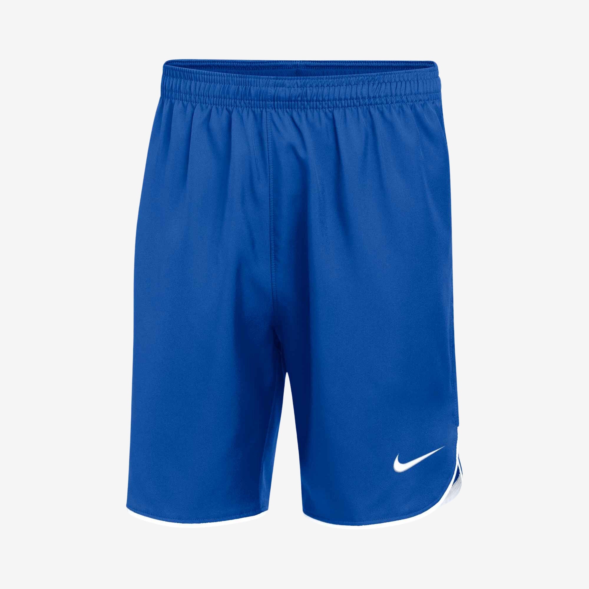 Nike Dri-FIT Laser 5 Woven Big Kids' Soccer Shorts - Game Royal/White/White