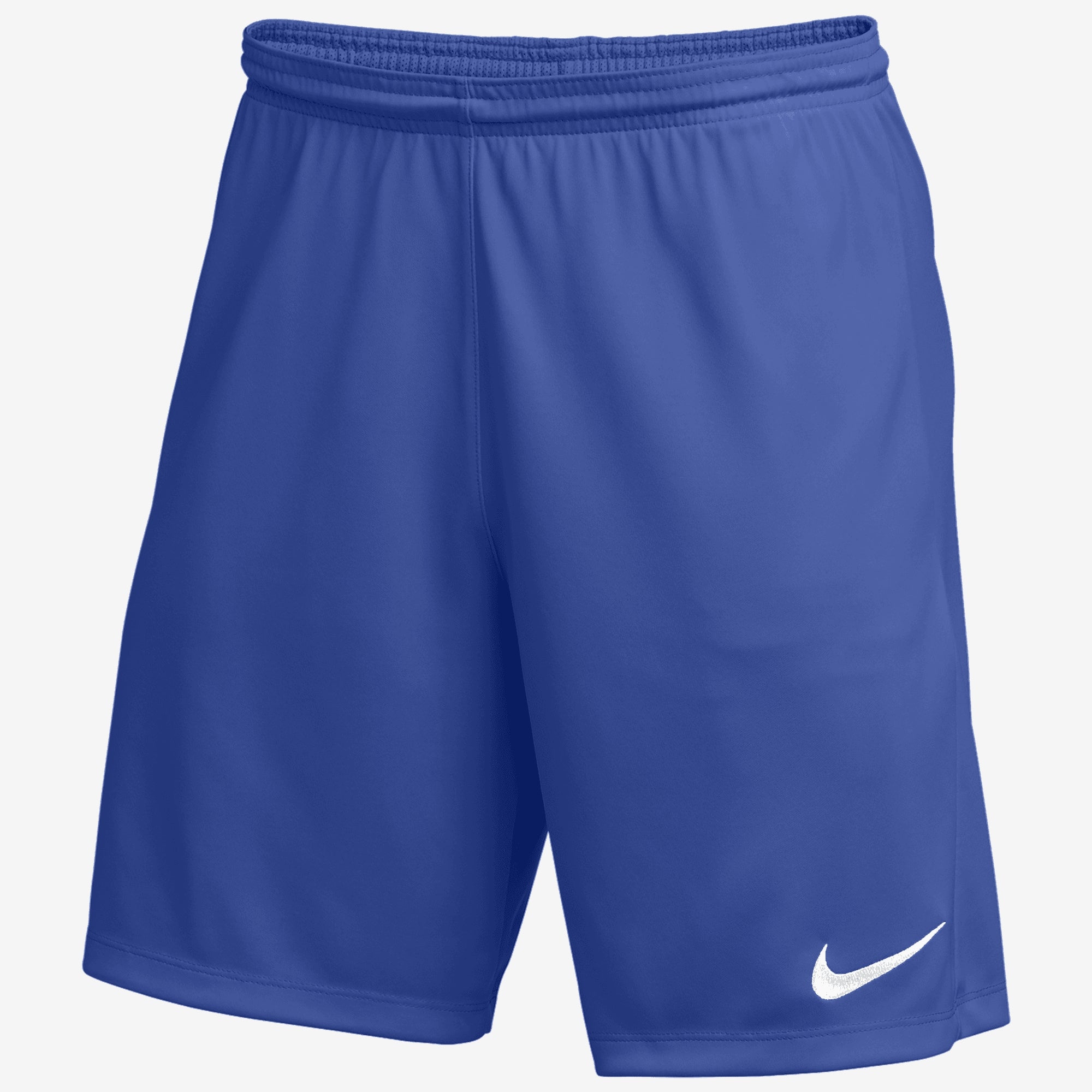 Nike Dri-FIT Park 3 Men's Knit Soccer Shorts - Game Royal/White