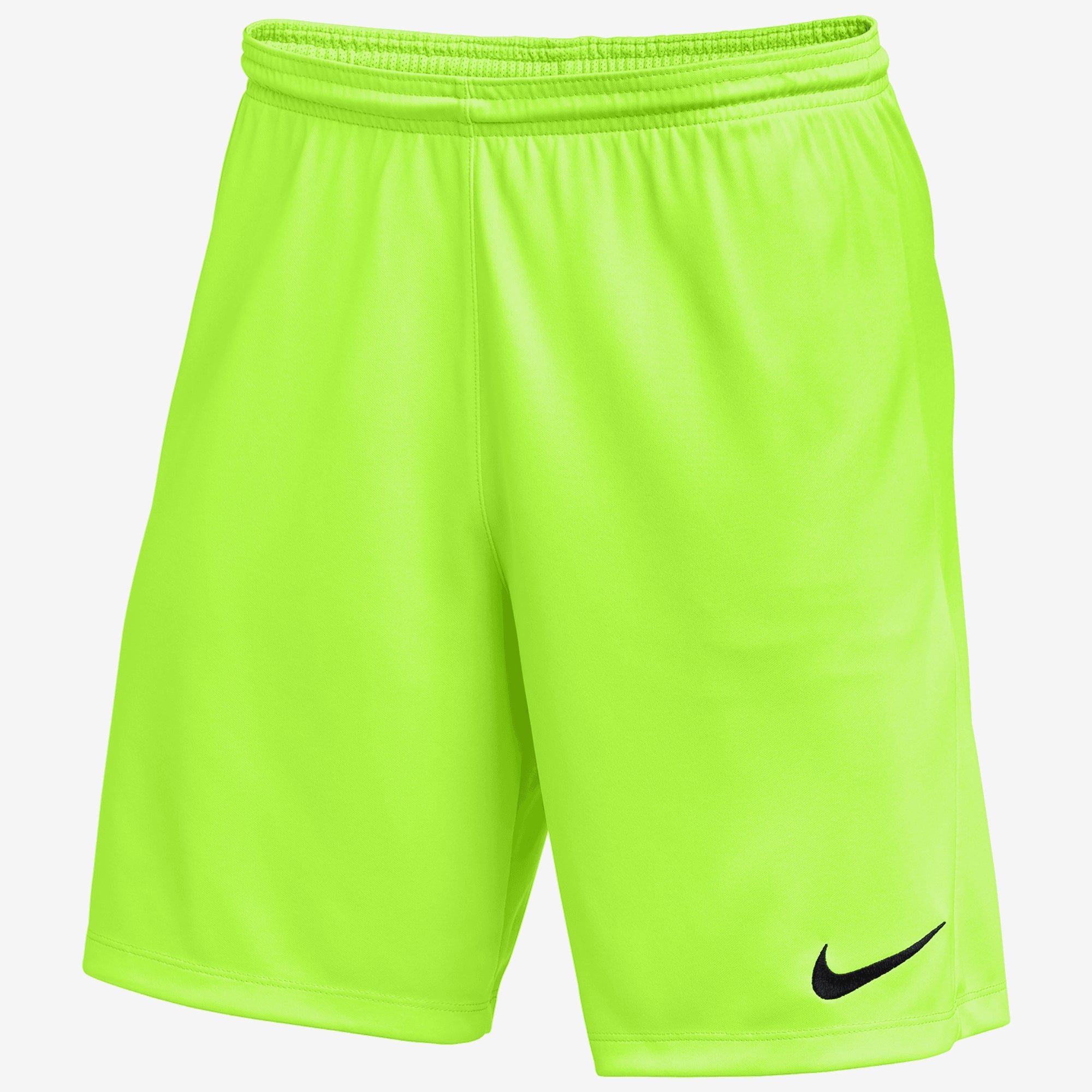 Nike Dri-FIT Park 3 Men's Knit Soccer Shorts - Volt/Black