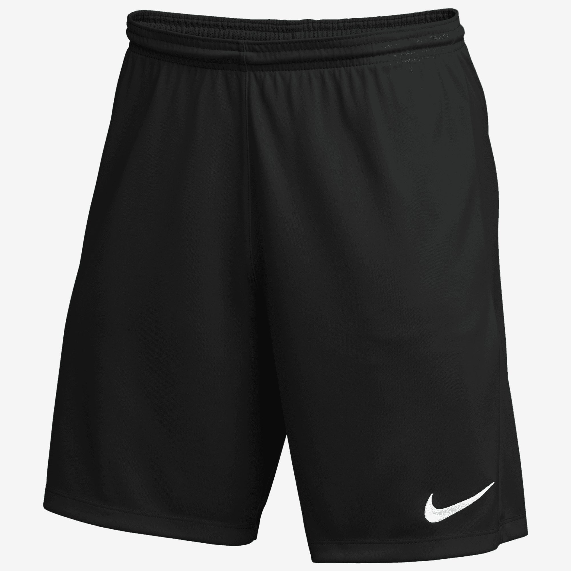 Nike Dri-FIT Park 3 Big Kids' Knit Soccer Shorts - Black/White