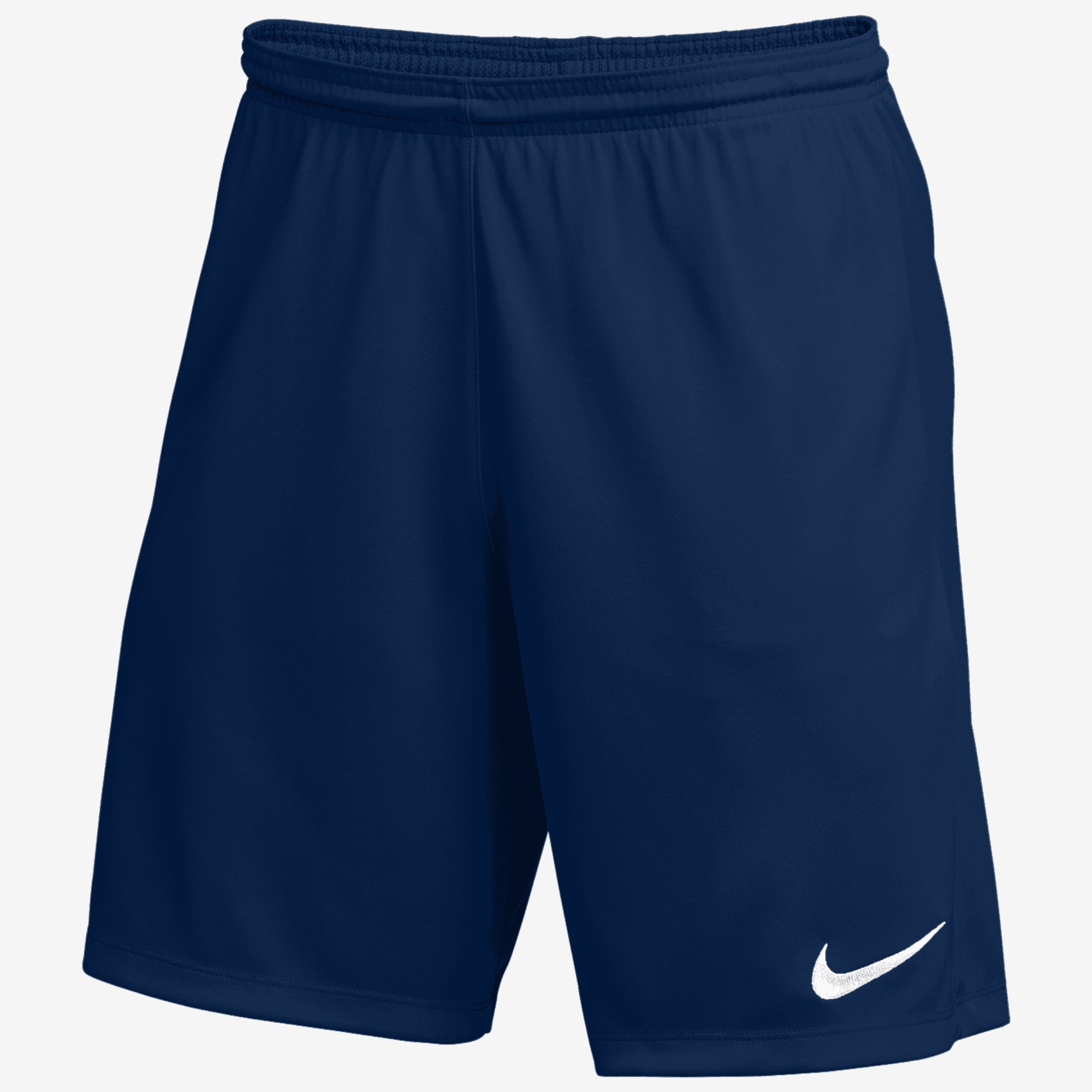 Nike Dri-FIT Park 3 Big Kids' Knit Soccer Shorts - College Navy/White