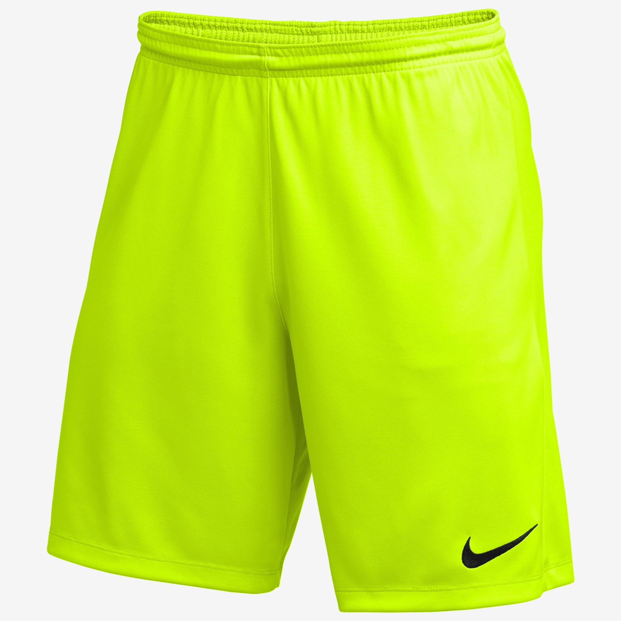 Nike Dri-FIT Park 3 Big Kids' Knit Soccer Shorts - Volt/Black