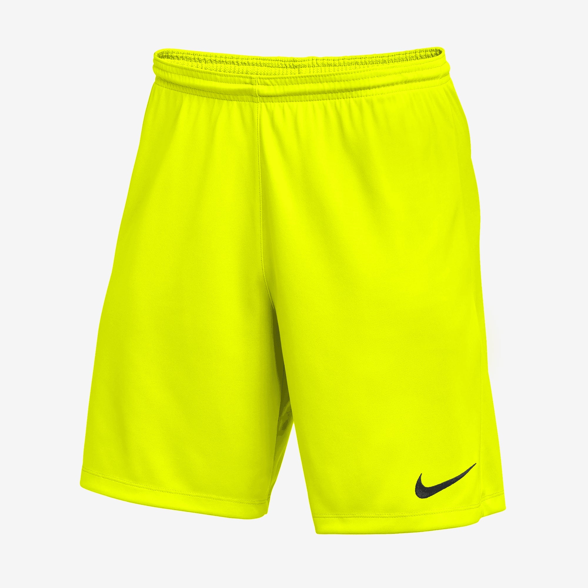 Nike Dri-FIT Park 3 Men's Knit Soccer Shorts - Volt/Black