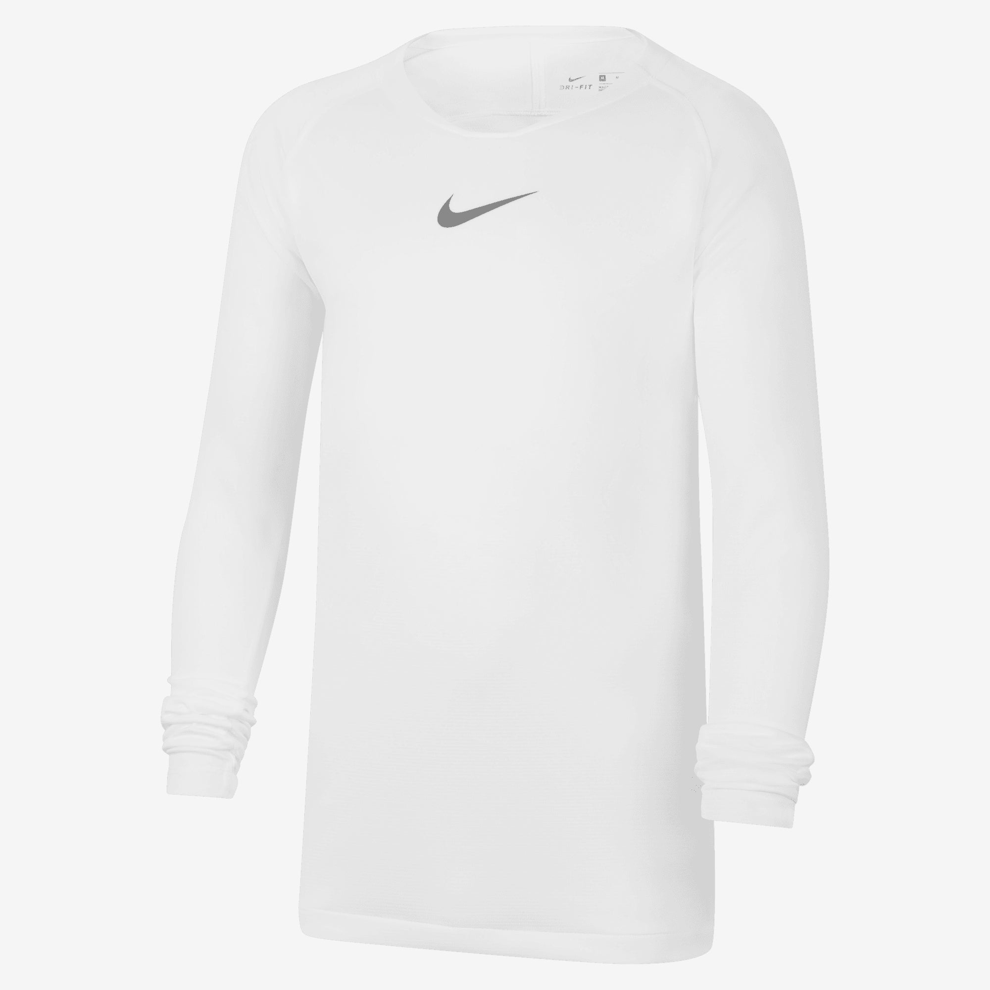 Nike Dri-FIT Park First Layer Kids' Soccer Jersey - White/Cool Grey