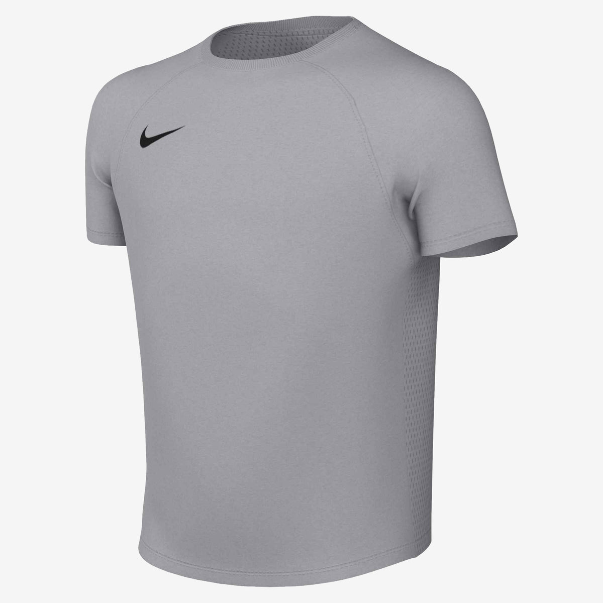Nike Dri-FIT Park VIII Big Kids' Short-Sleeve Soccer Jersey - Wolf Grey/Black
